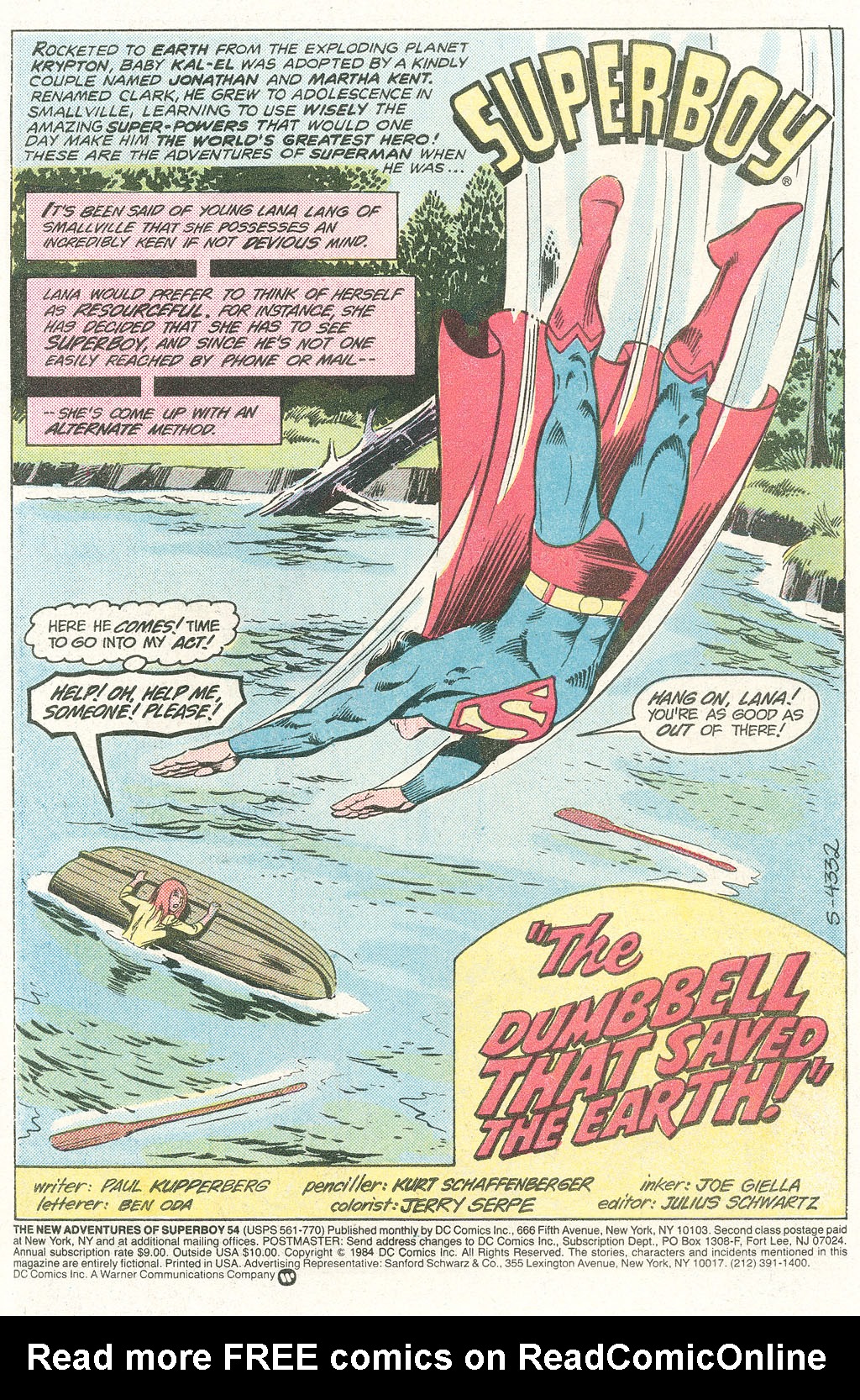 Read online The New Adventures of Superboy comic -  Issue #54 - 3