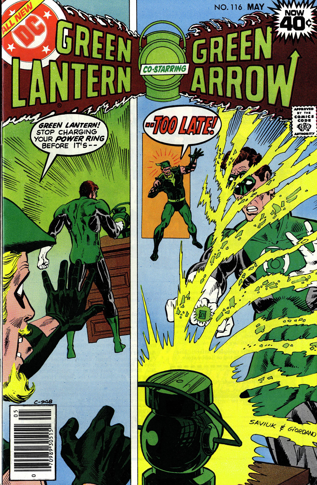 Read online Green Lantern (1960) comic -  Issue #116 - 1