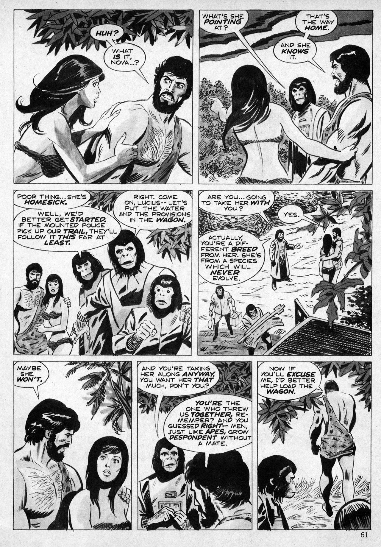 Read online Planet of the Apes comic -  Issue #5 - 57