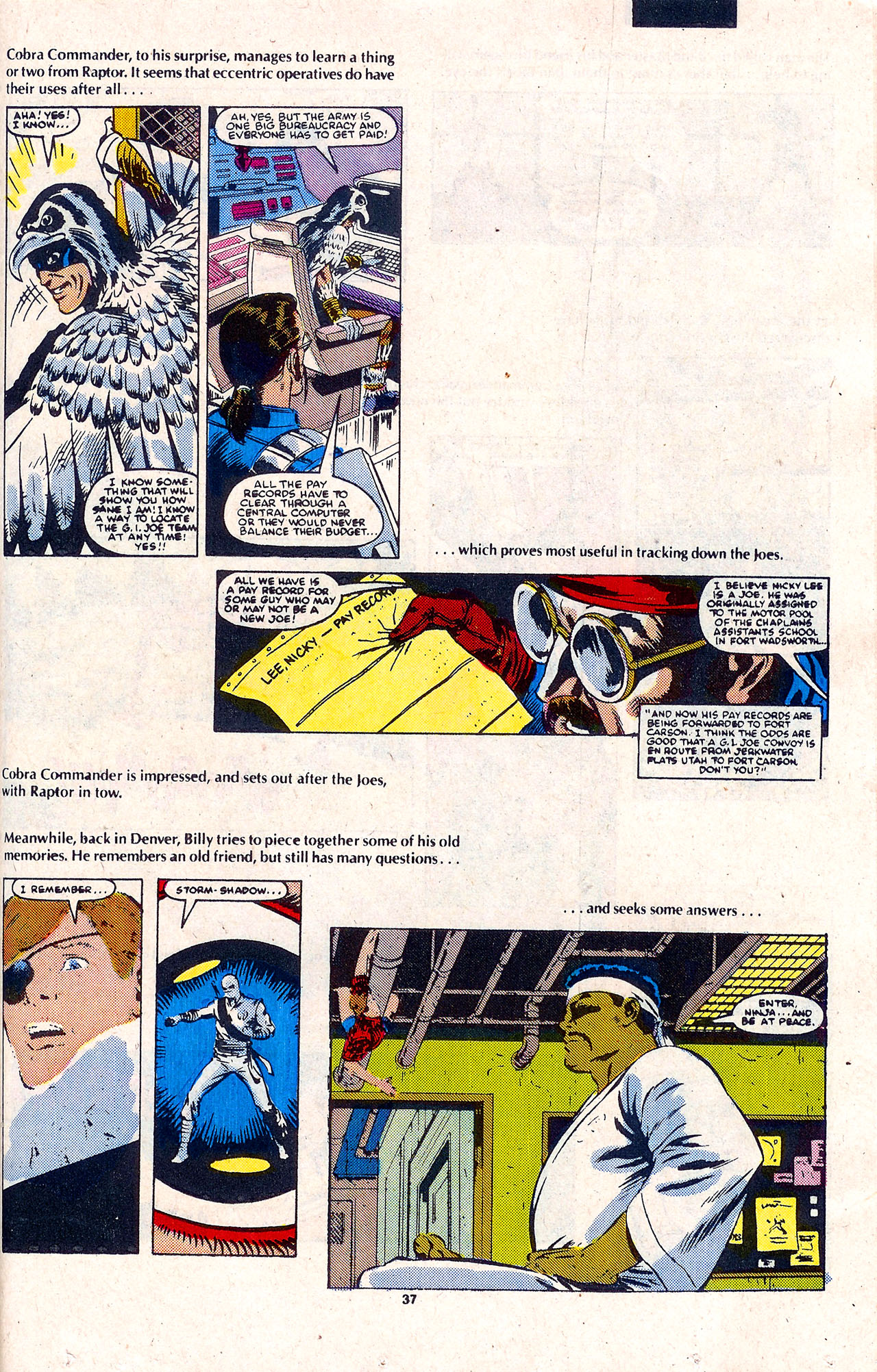 Read online G.I. Joe Yearbook comic -  Issue #4 - 39