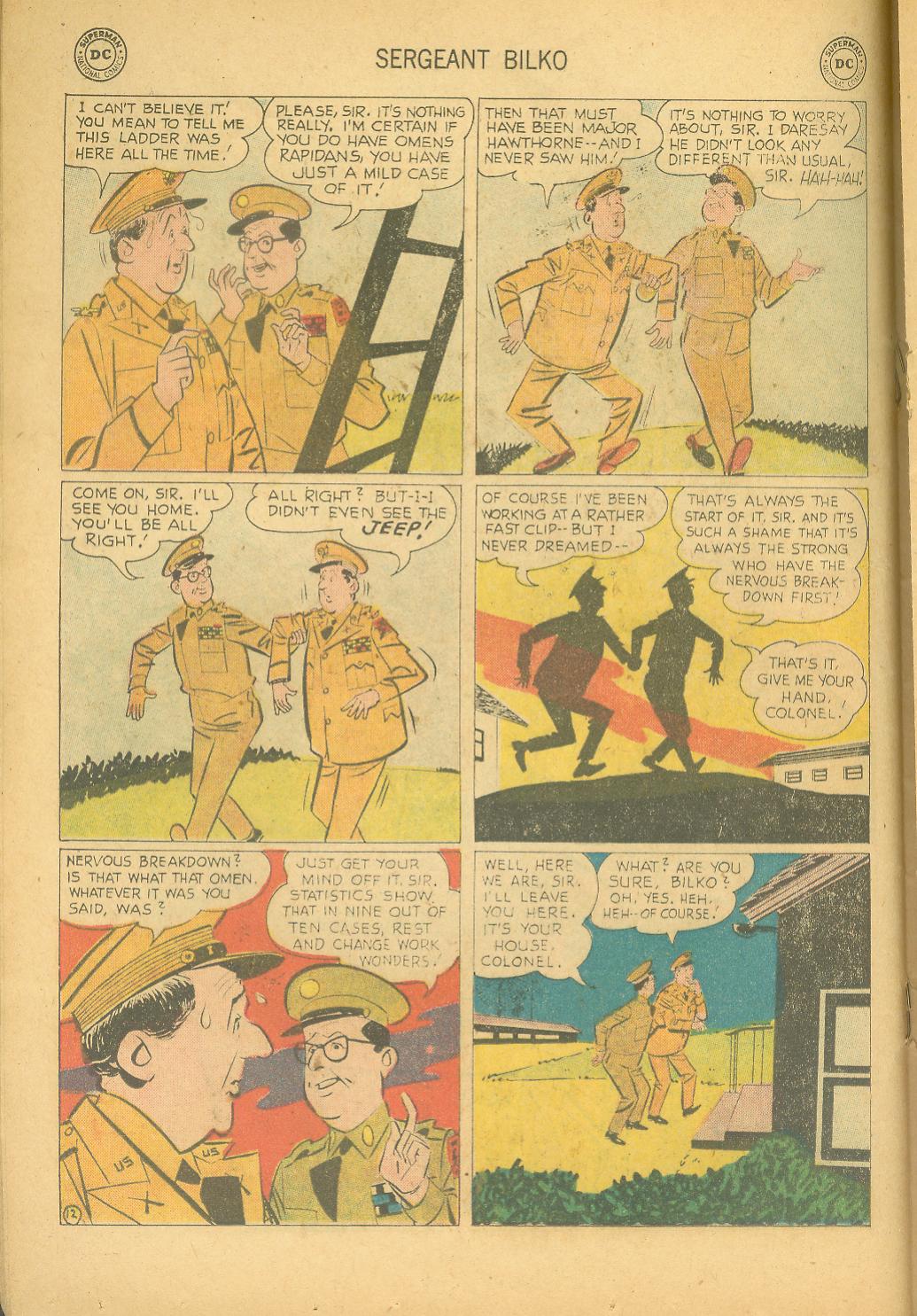 Read online Sergeant Bilko comic -  Issue #8 - 16