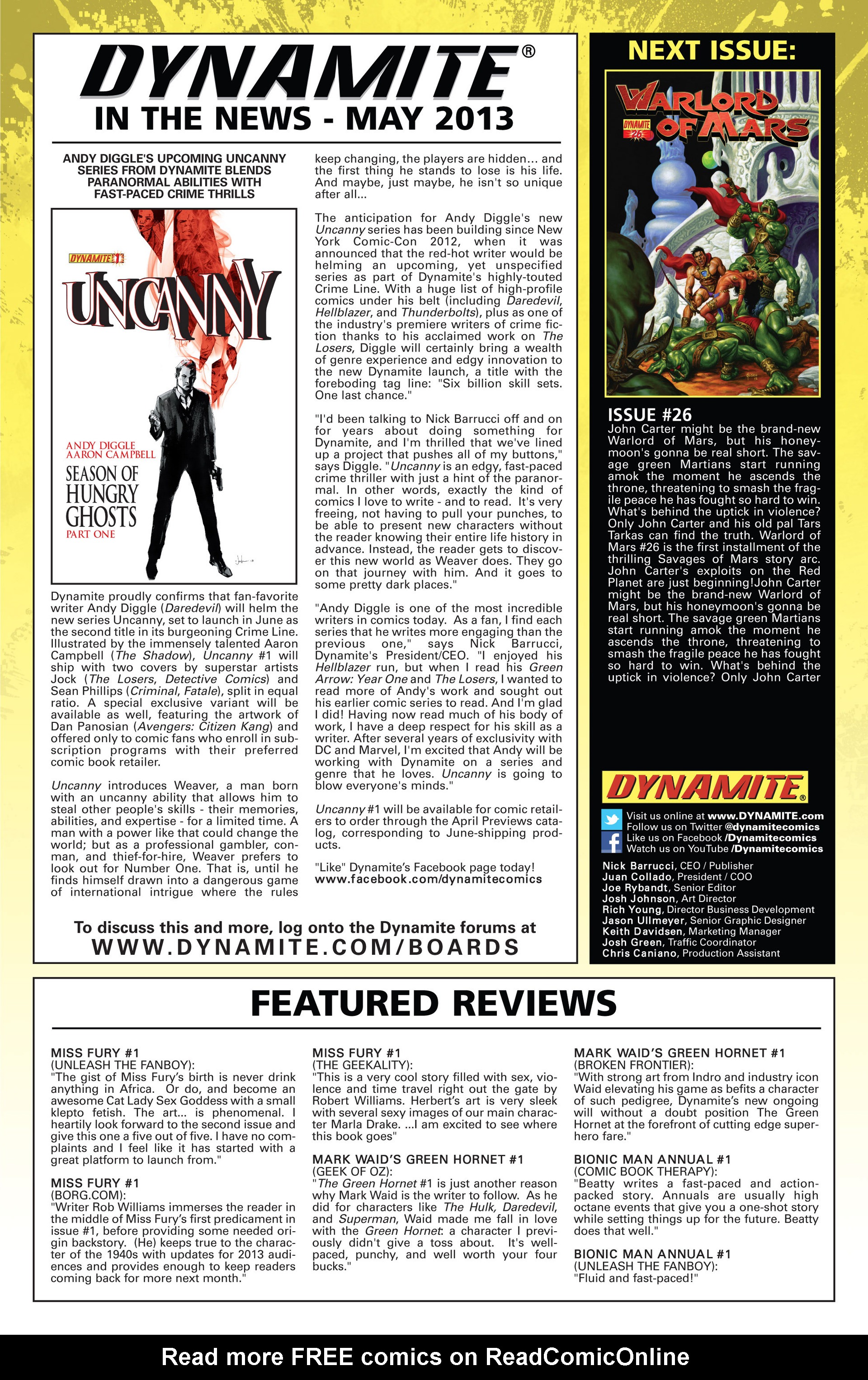 Read online Warlord of Mars comic -  Issue #25 - 28