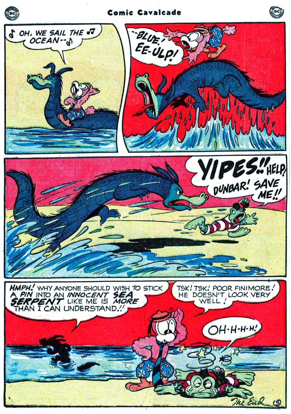 Read online Comic Cavalcade comic -  Issue #39 - 40