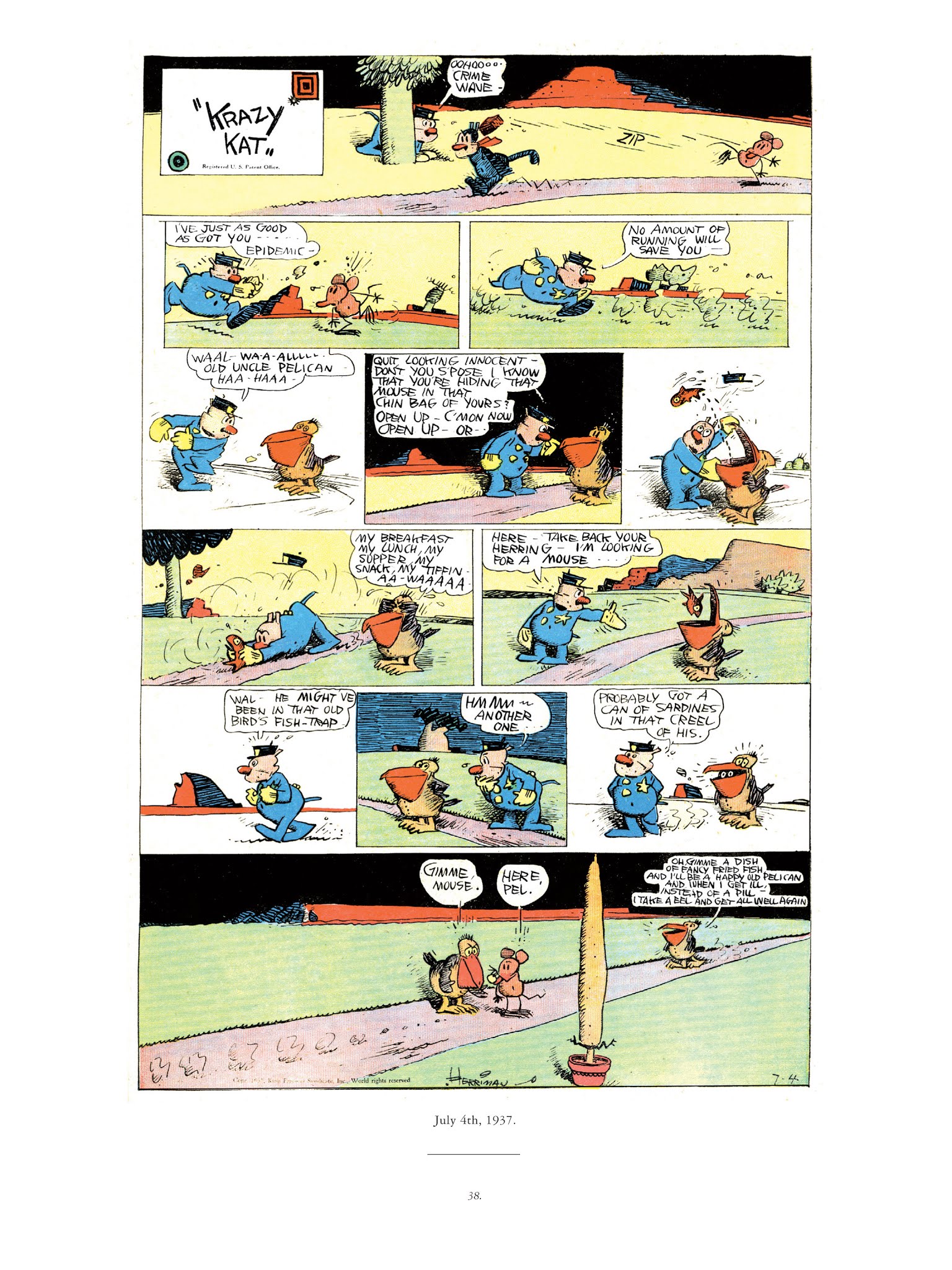 Read online Krazy & Ignatz comic -  Issue # TPB 10 - 36