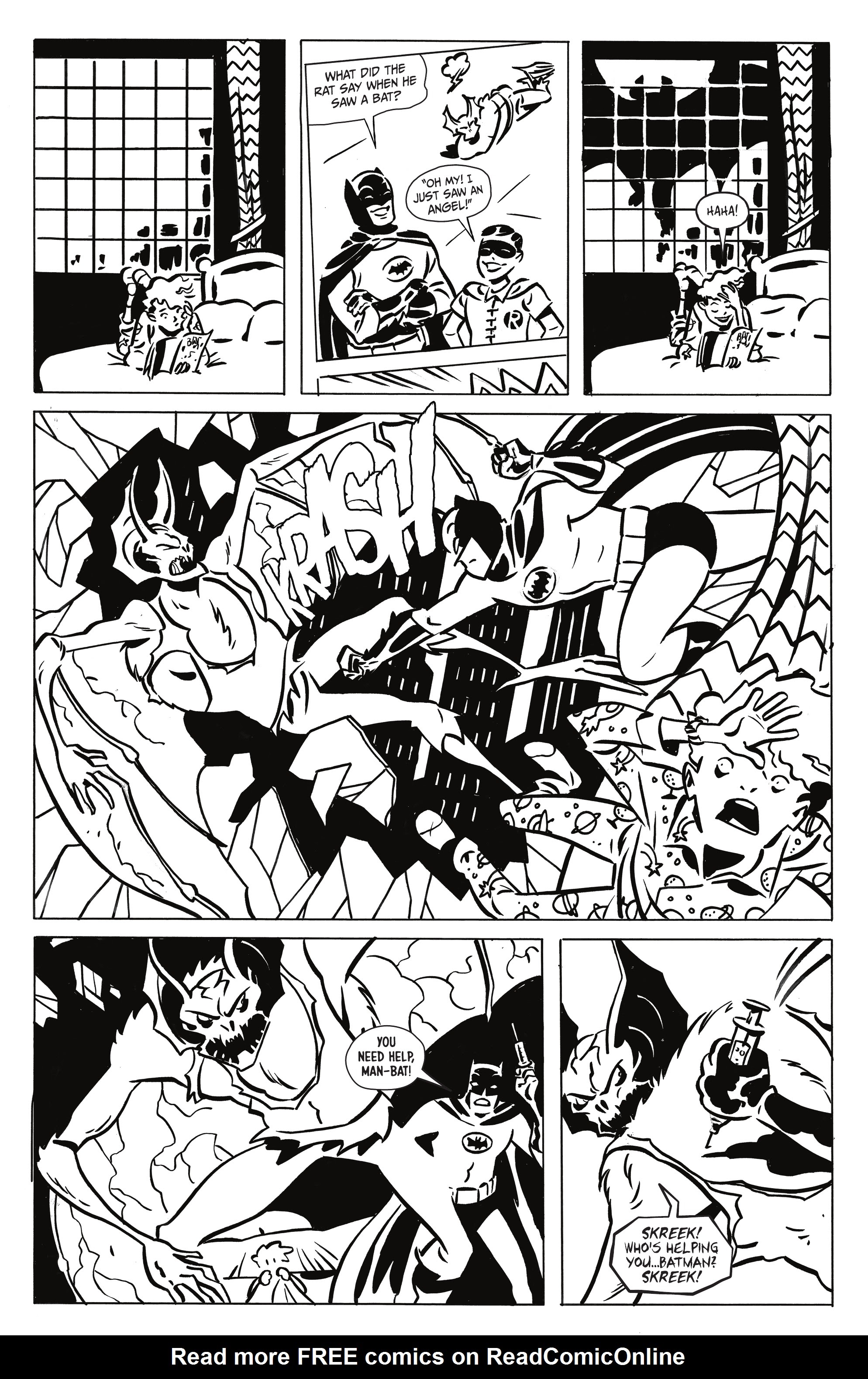 Read online Batman Black & White comic -  Issue #6 - 19