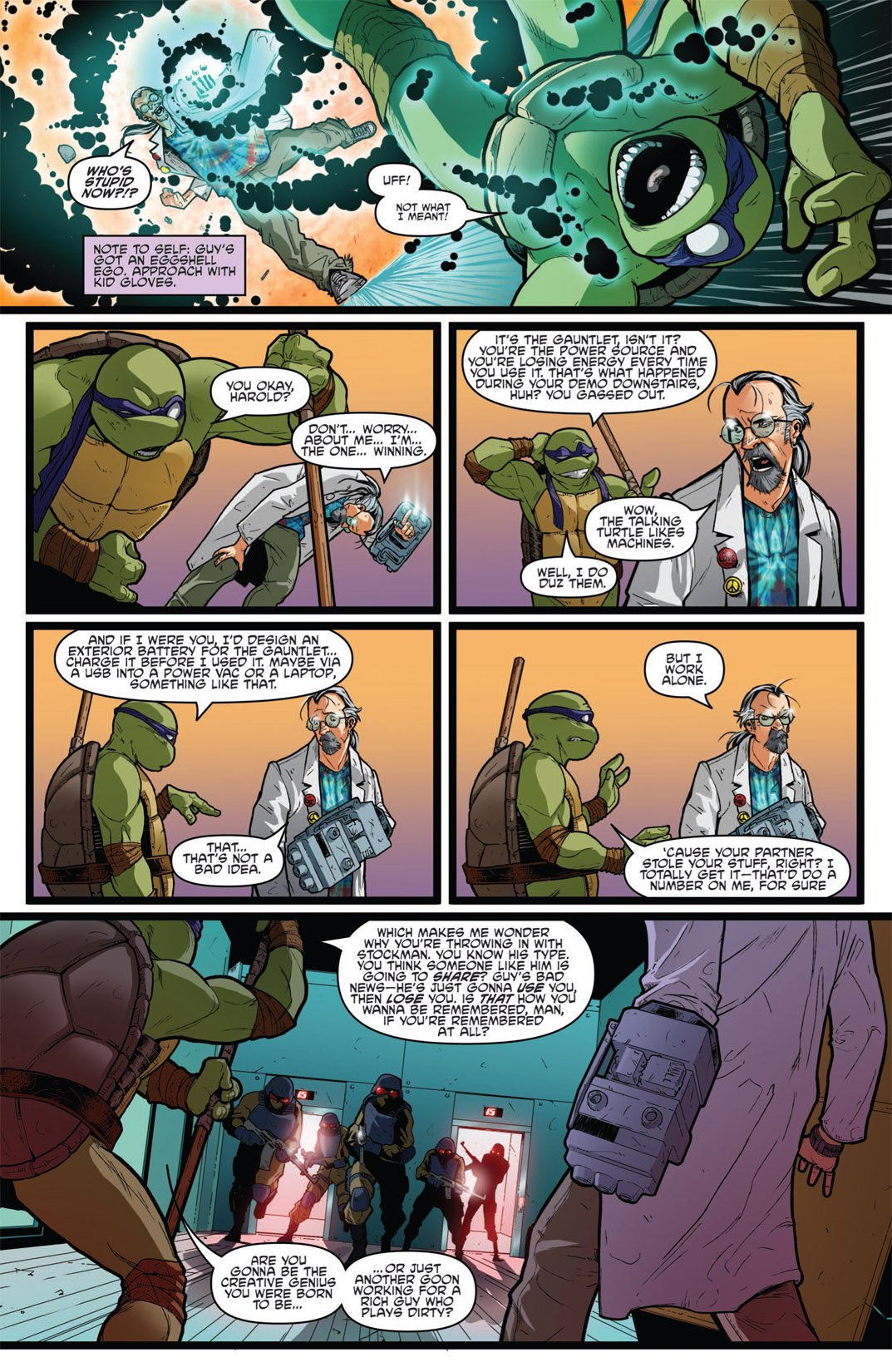 Read online Teenage Mutant Ninja Turtles Micro-Series comic -  Issue #3 - 22