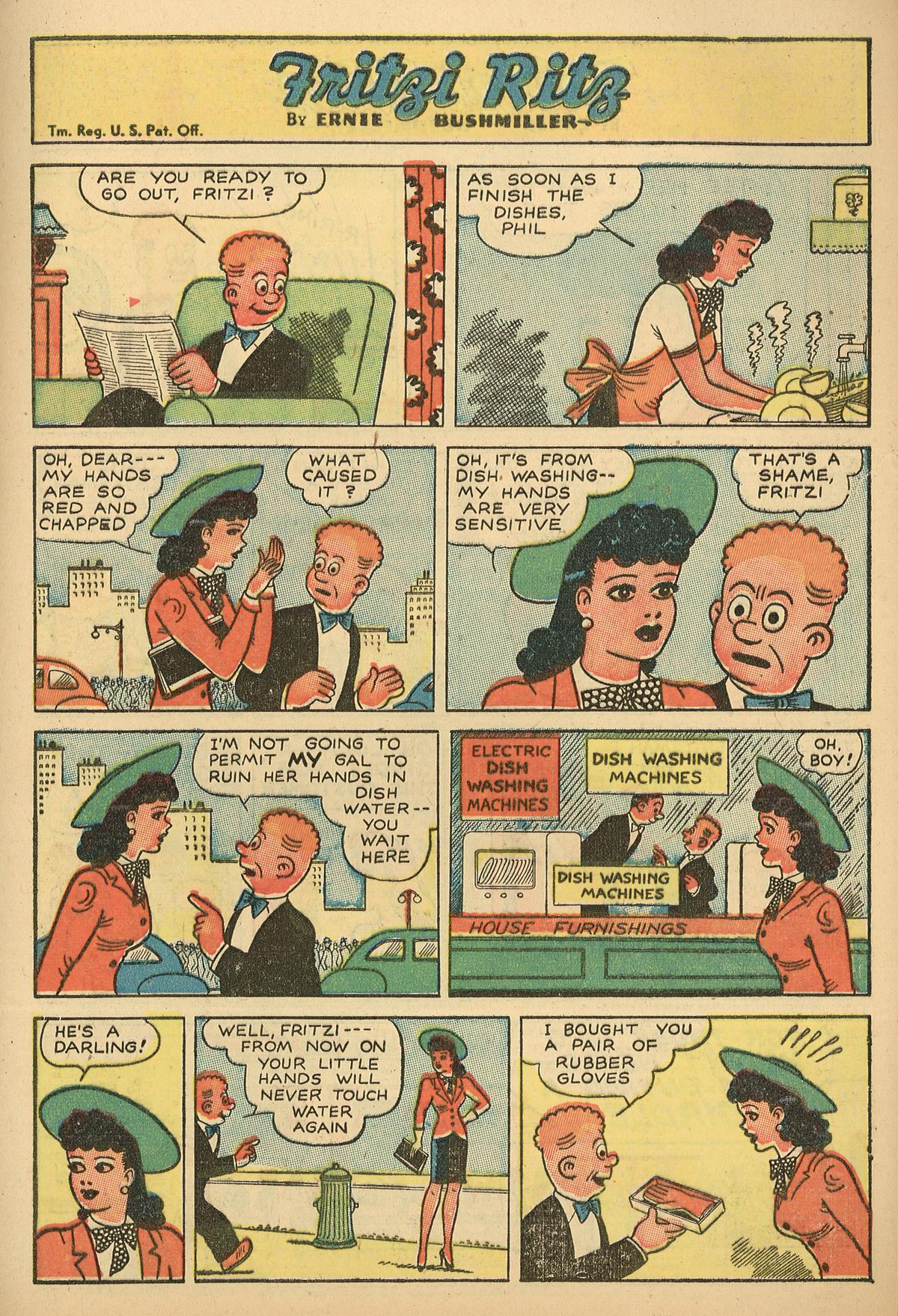 Read online Fritzi Ritz (1948) comic -  Issue #3 - 5