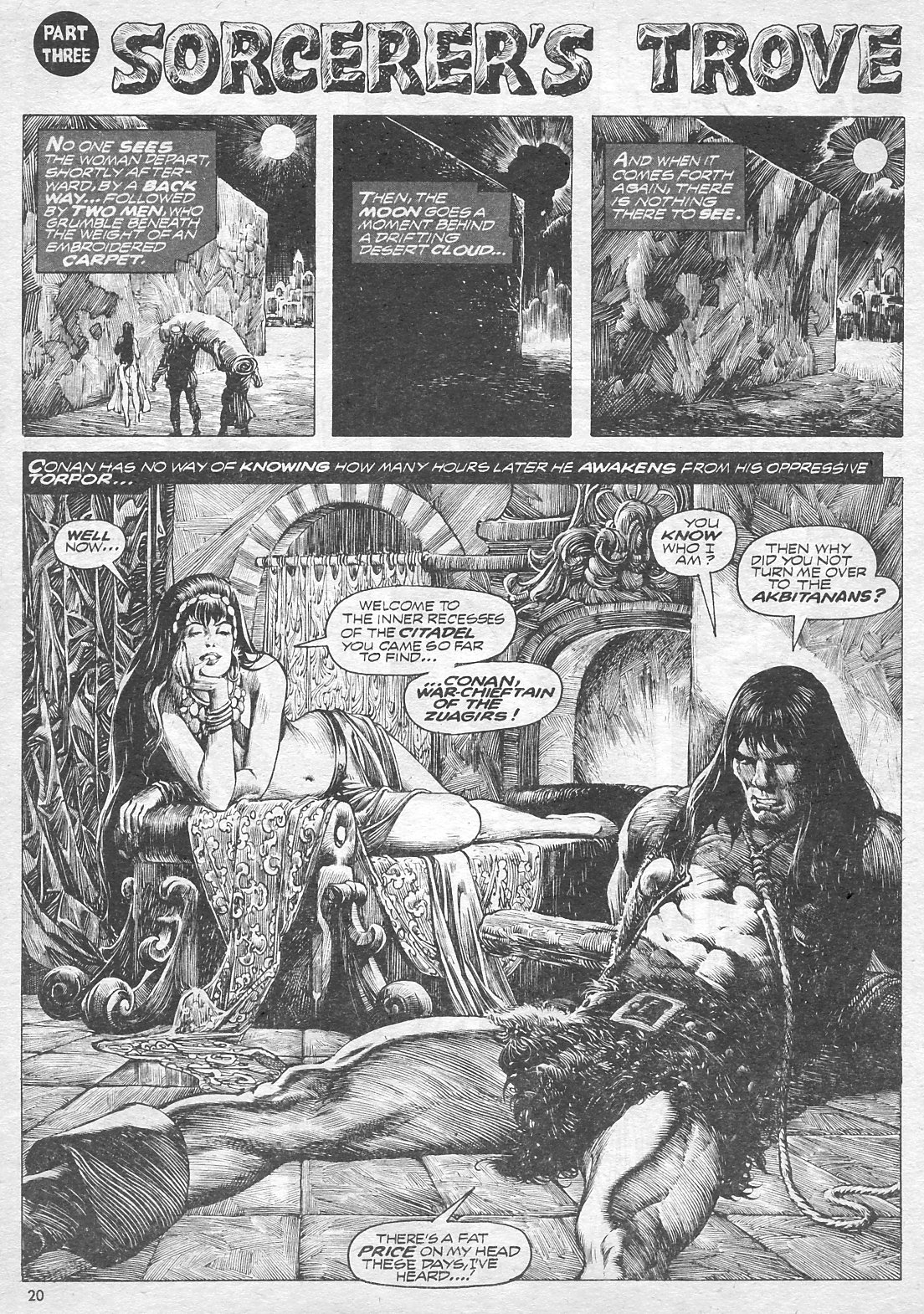 Read online The Savage Sword Of Conan comic -  Issue #7 - 20