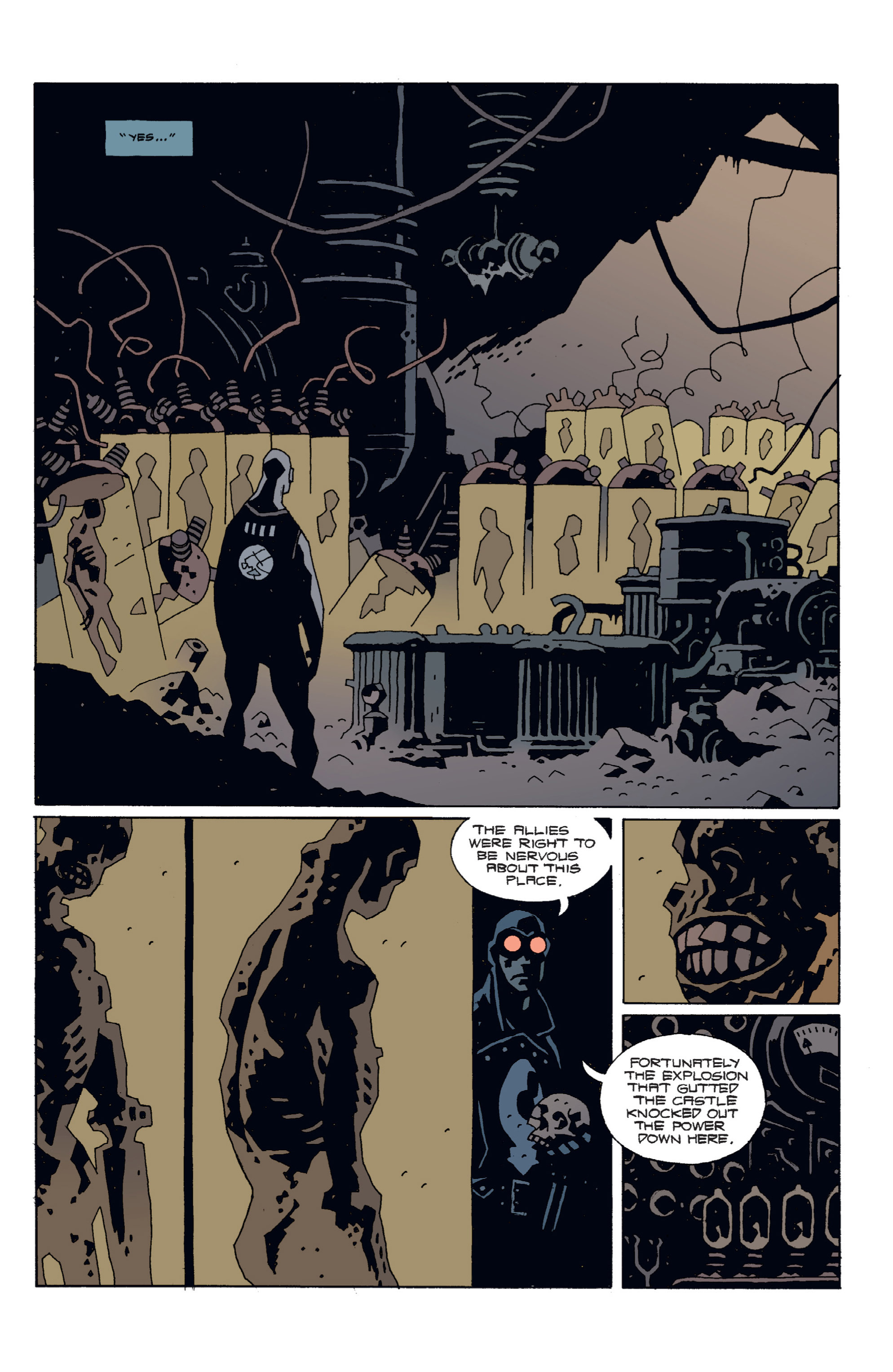 Read online Hellboy comic -  Issue #5 - 54