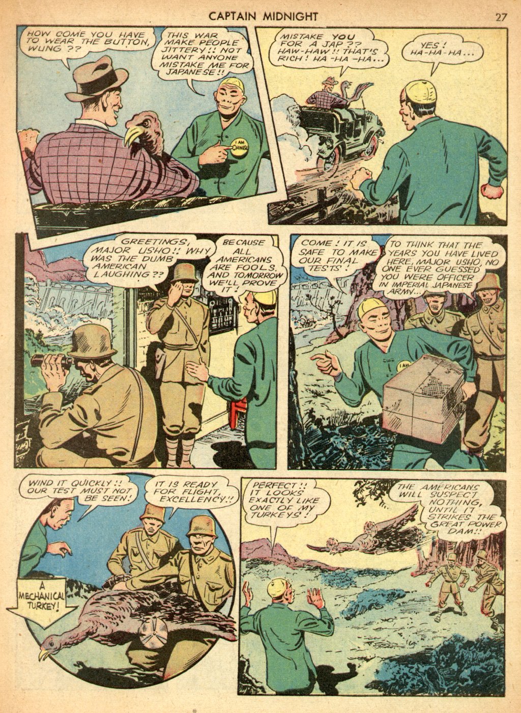 Read online Captain Midnight (1942) comic -  Issue #3 - 27