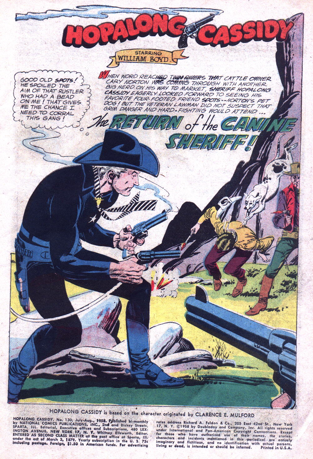 Read online Hopalong Cassidy comic -  Issue #130 - 3