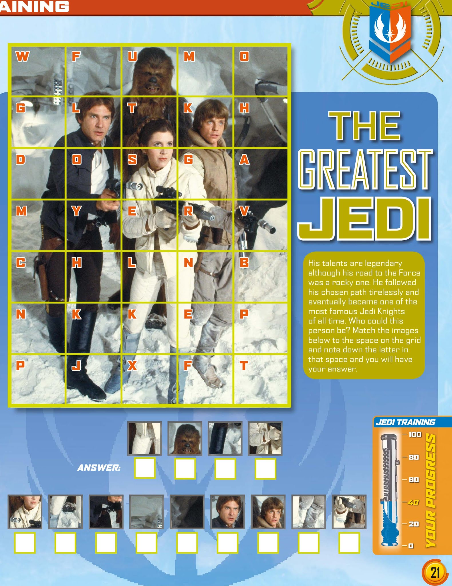 Read online Star Wars Jedi Master Magazine comic -  Issue #5 - 21