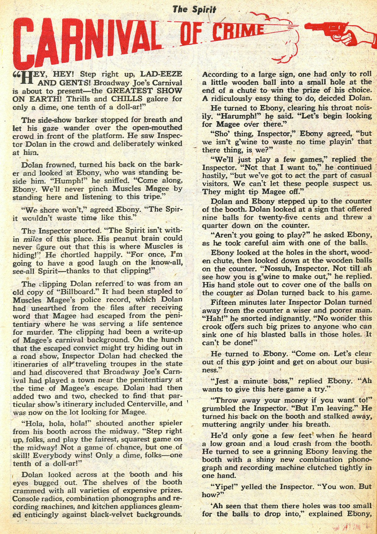 Read online The Spirit (1944) comic -  Issue #14 - 40