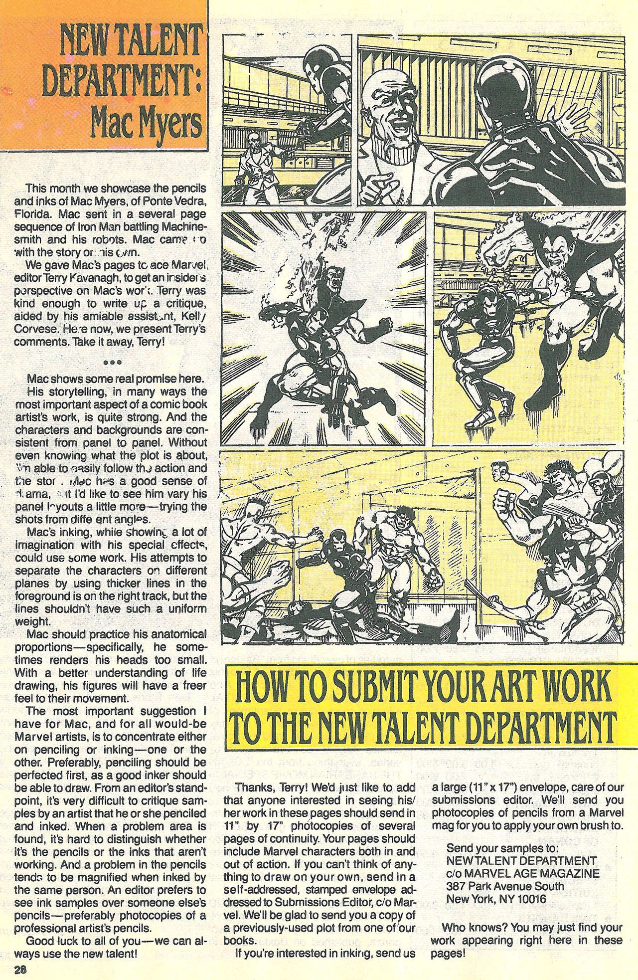 Read online Marvel Age comic -  Issue #91 - 29