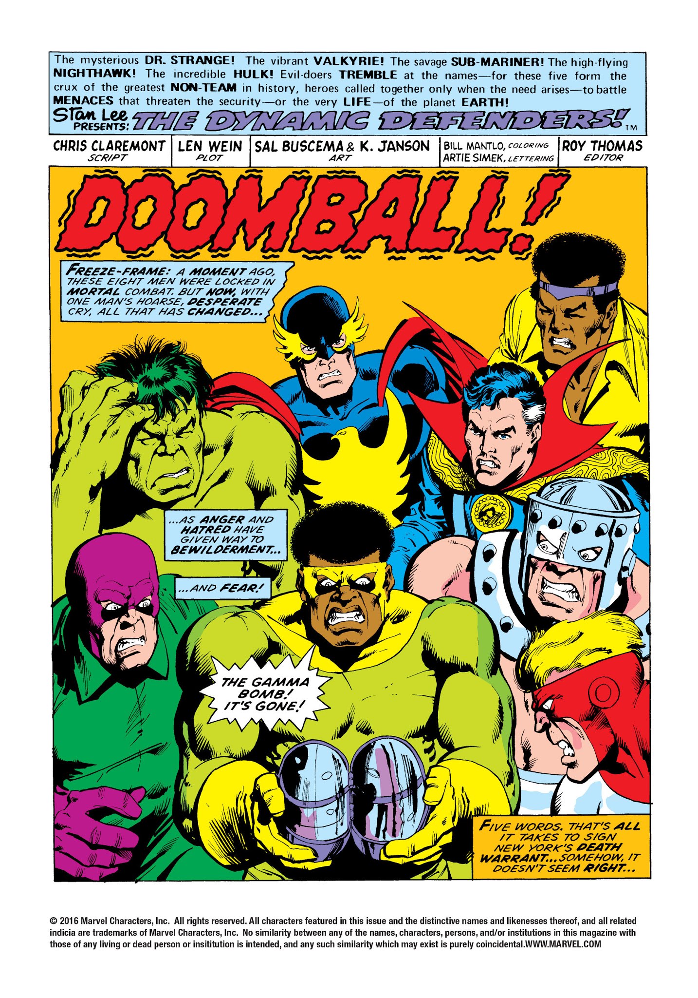 Read online Marvel Masterworks: The Defenders comic -  Issue # TPB 3 (Part 1) - 75