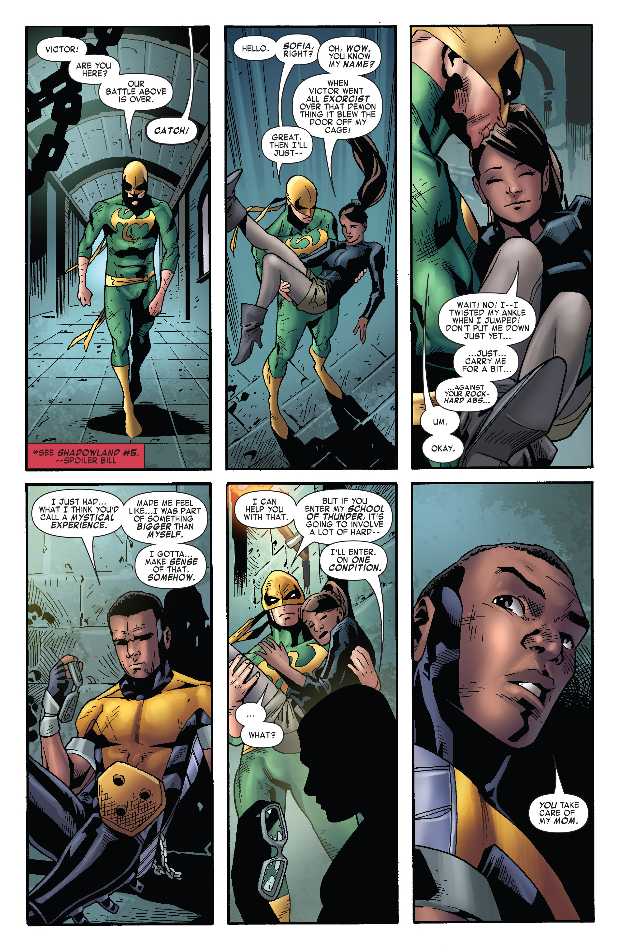 Read online Shadowland: Power Man comic -  Issue #4 - 21