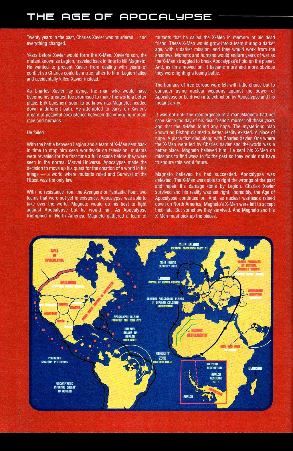 Read online Official Handbook of the Marvel Universe: X-Men Age of Apocalypse 2005 comic -  Issue # Full - 4