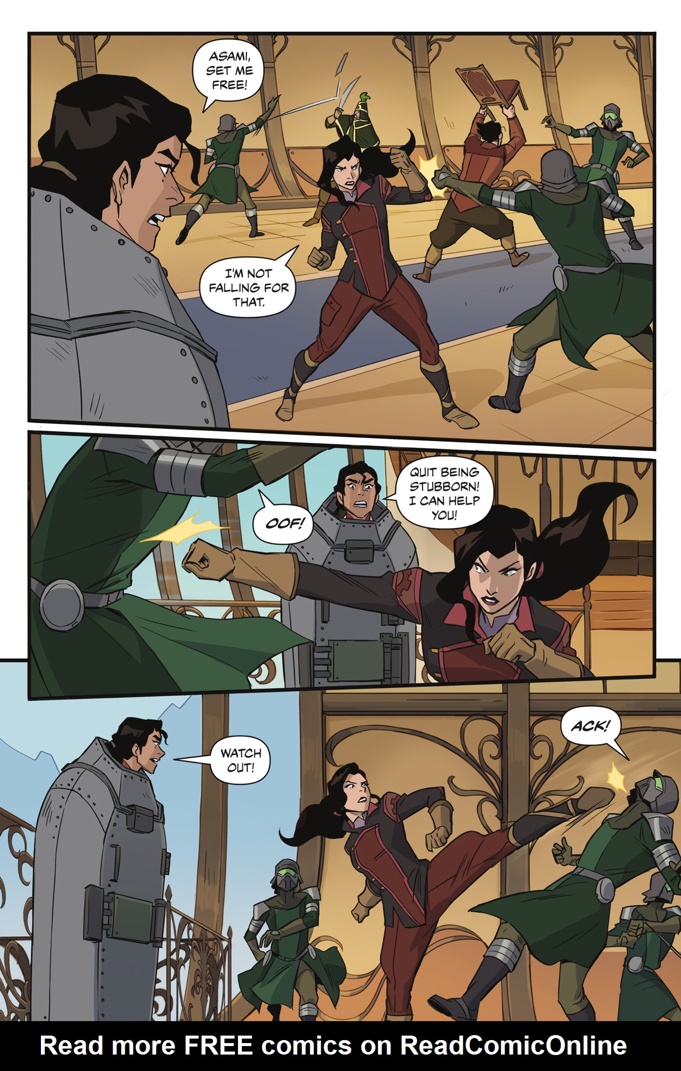 Read online Nickelodeon The Legend of Korra: Ruins of the Empire comic -  Issue # TPB 2 - 14