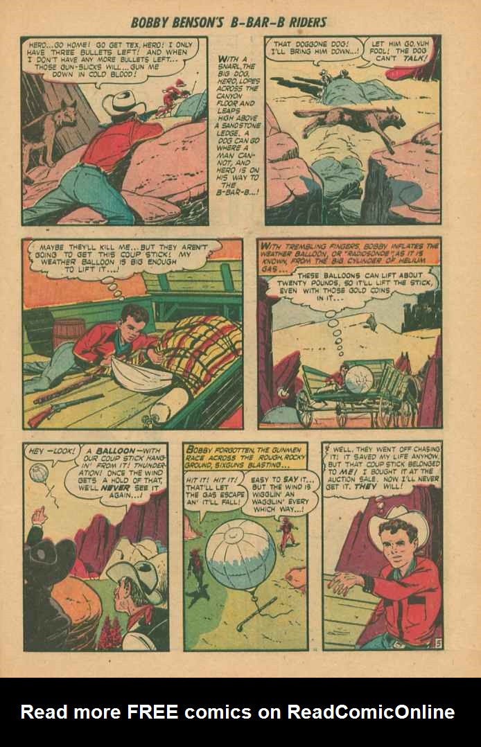 Read online Bobby Benson's B-Bar-B Riders comic -  Issue #2 - 23
