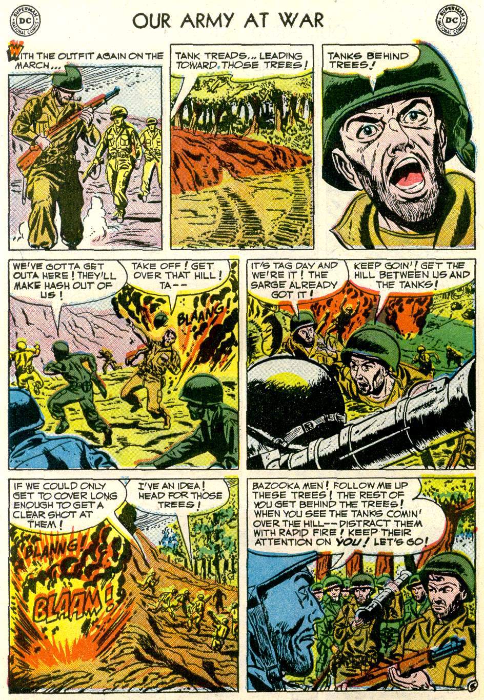 Read online Our Army at War (1952) comic -  Issue #5 - 32