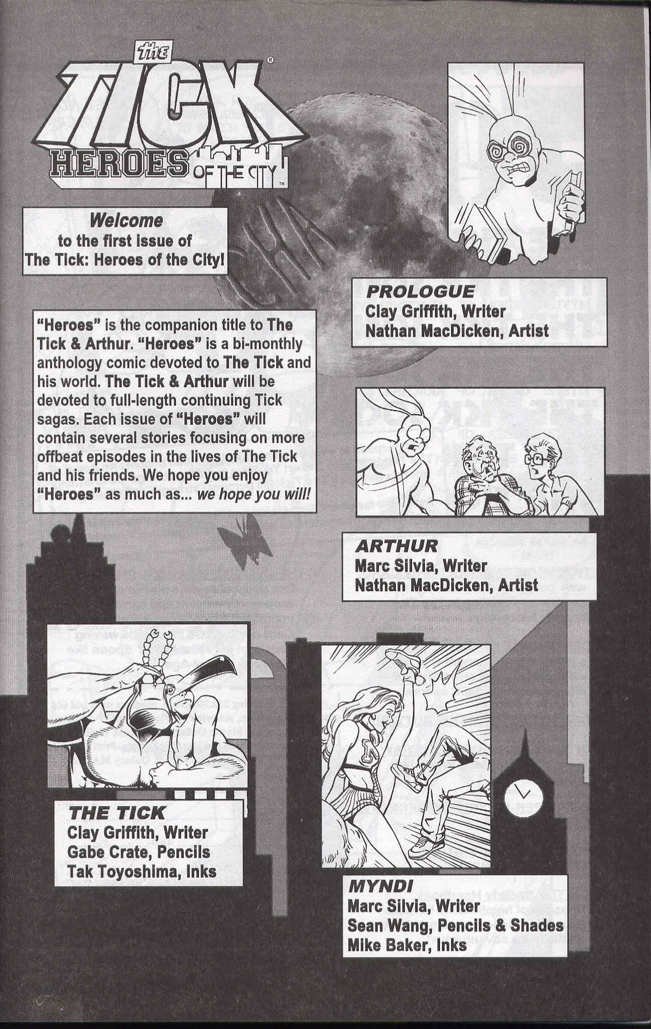 Read online The Tick: Heroes of the City comic -  Issue #1 - 2