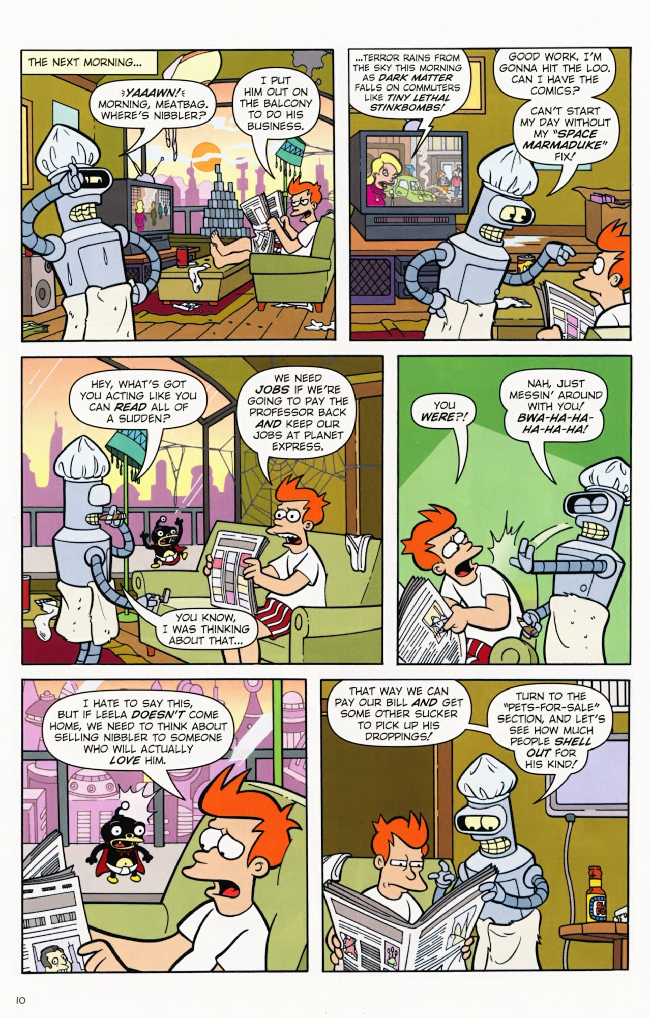 Read online Futurama Comics comic -  Issue #54 - 9