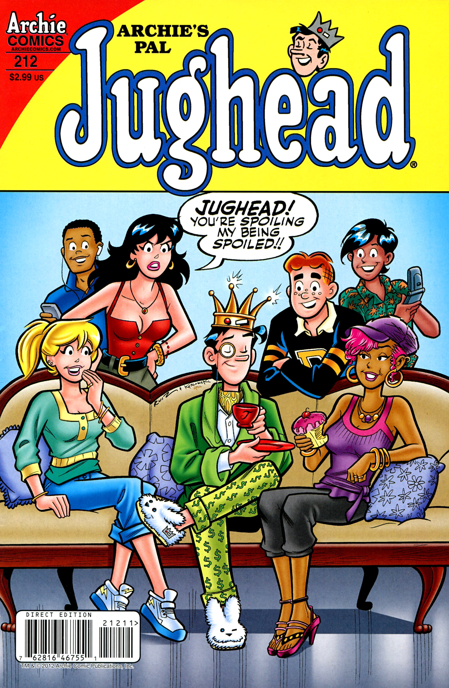 Read online Archie's Pal Jughead Comics comic -  Issue #212 - 1