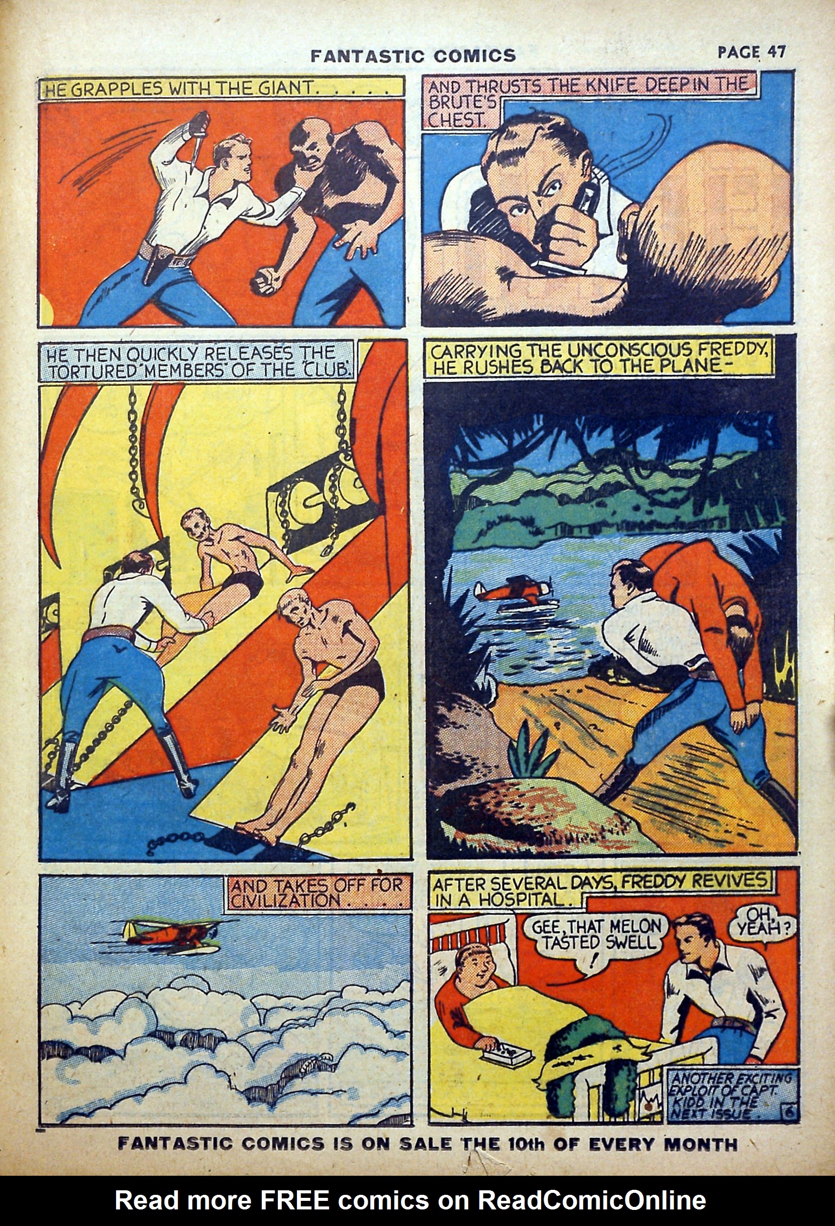 Read online Fantastic Comics comic -  Issue #5 - 48
