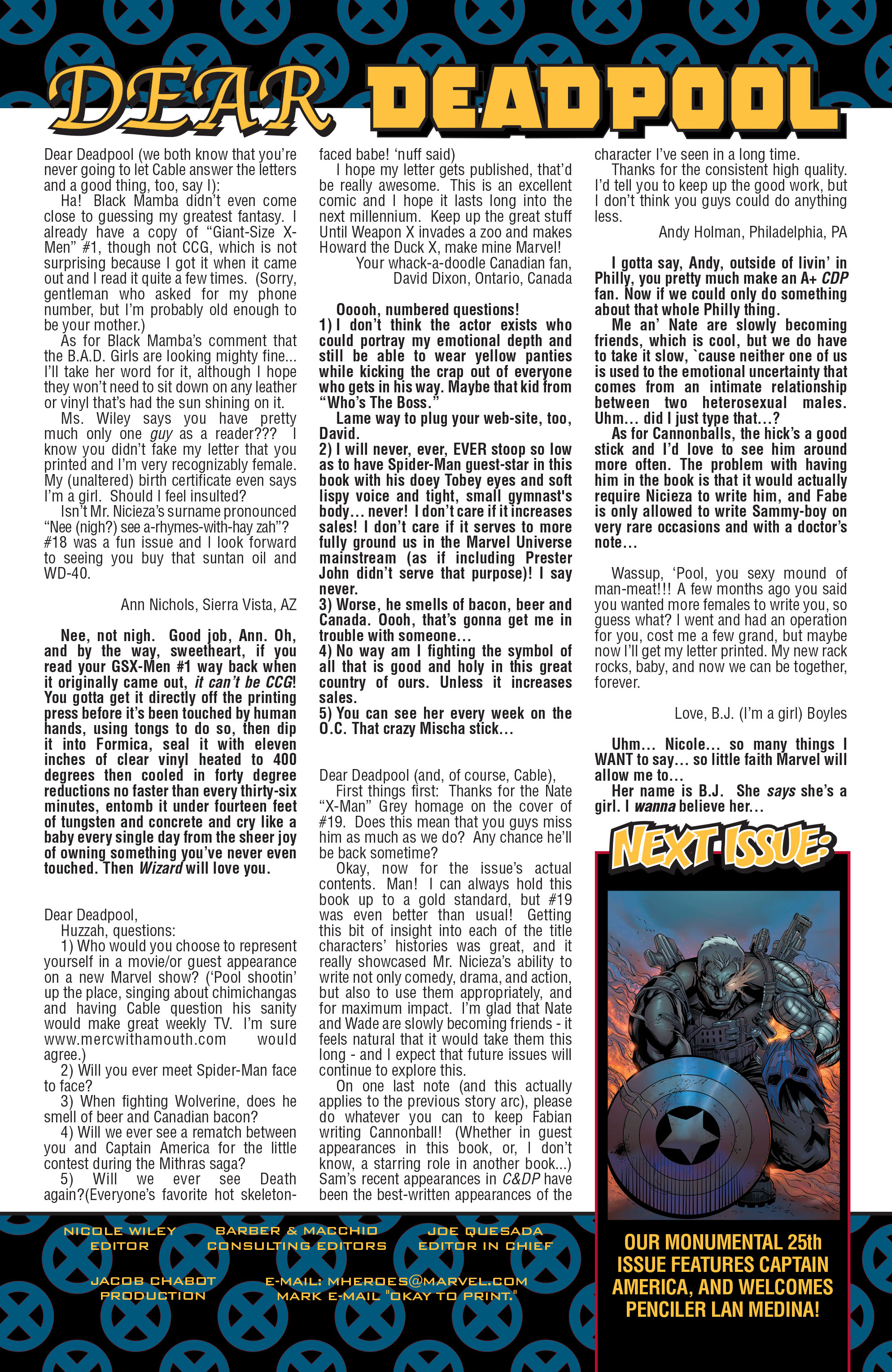 Read online Cable and Deadpool comic -  Issue #24 - 23