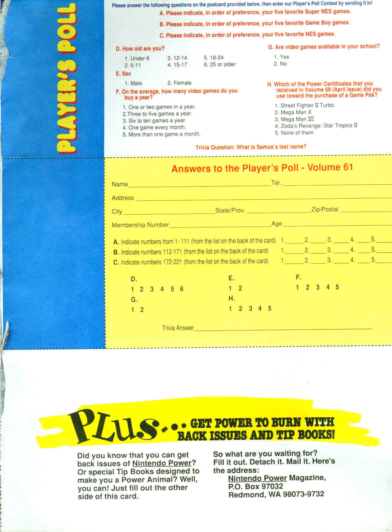 Read online Nintendo Power comic -  Issue #61 - 96