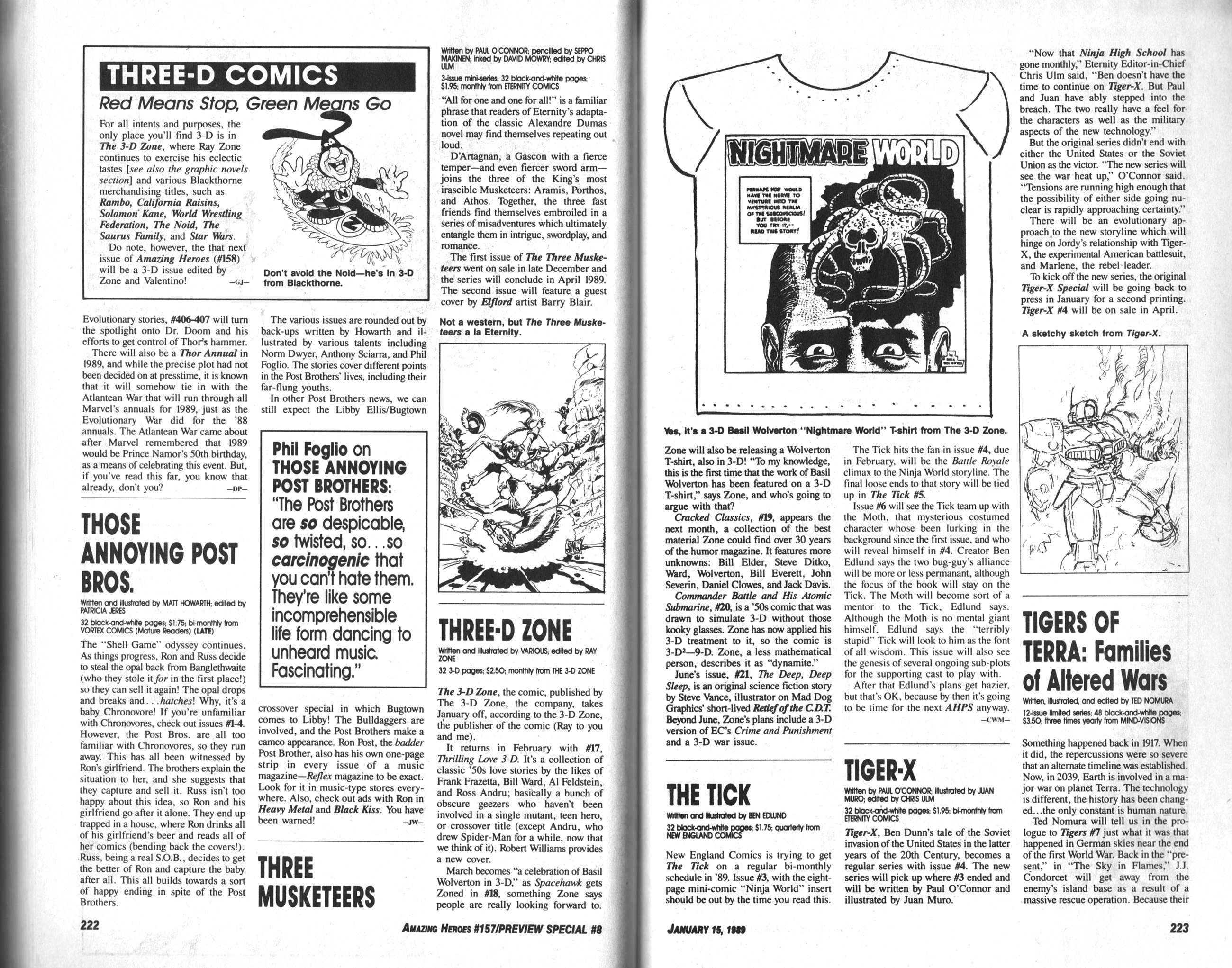 Read online Amazing Heroes comic -  Issue #157 - 112