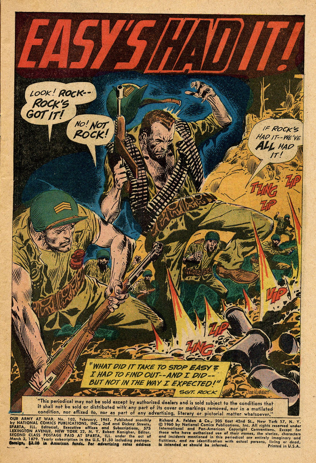 Read online Our Army at War (1952) comic -  Issue #103 - 3