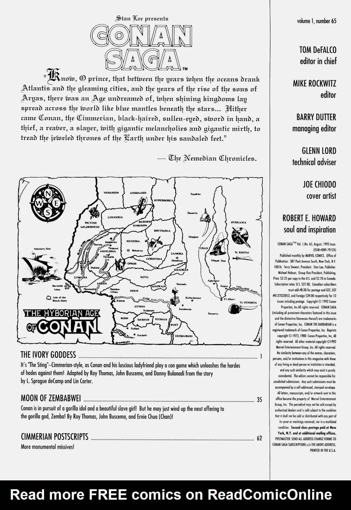 Read online Conan Saga comic -  Issue #65 - 2