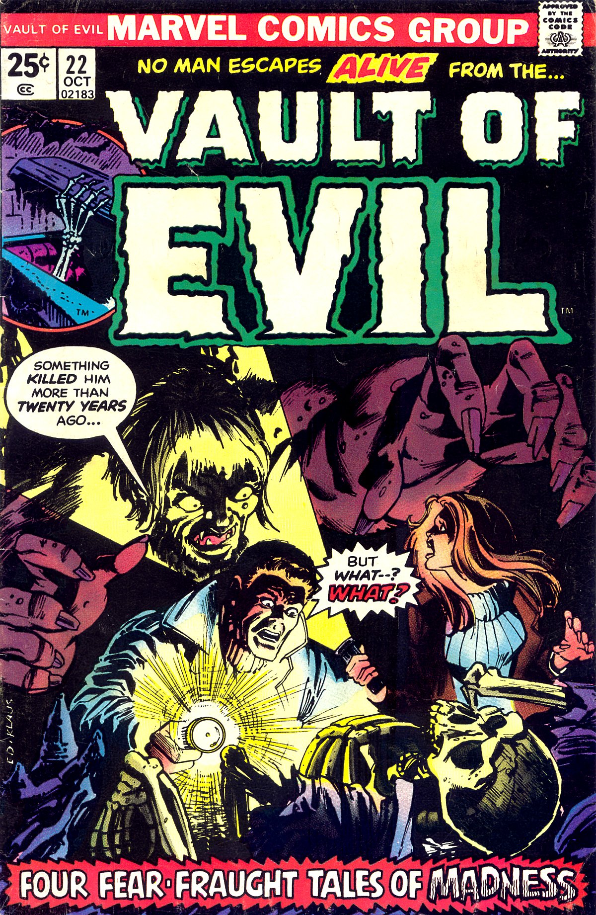 Read online Vault of Evil comic -  Issue #22 - 1