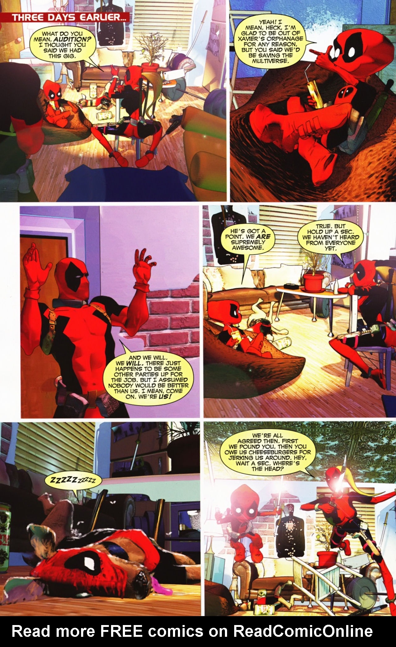 Read online Prelude to Deadpool Corps comic -  Issue #5 - 5
