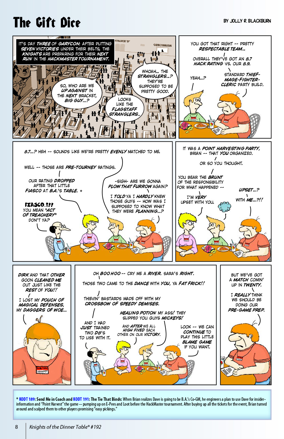 Read online Knights of the Dinner Table comic -  Issue #192 - 10