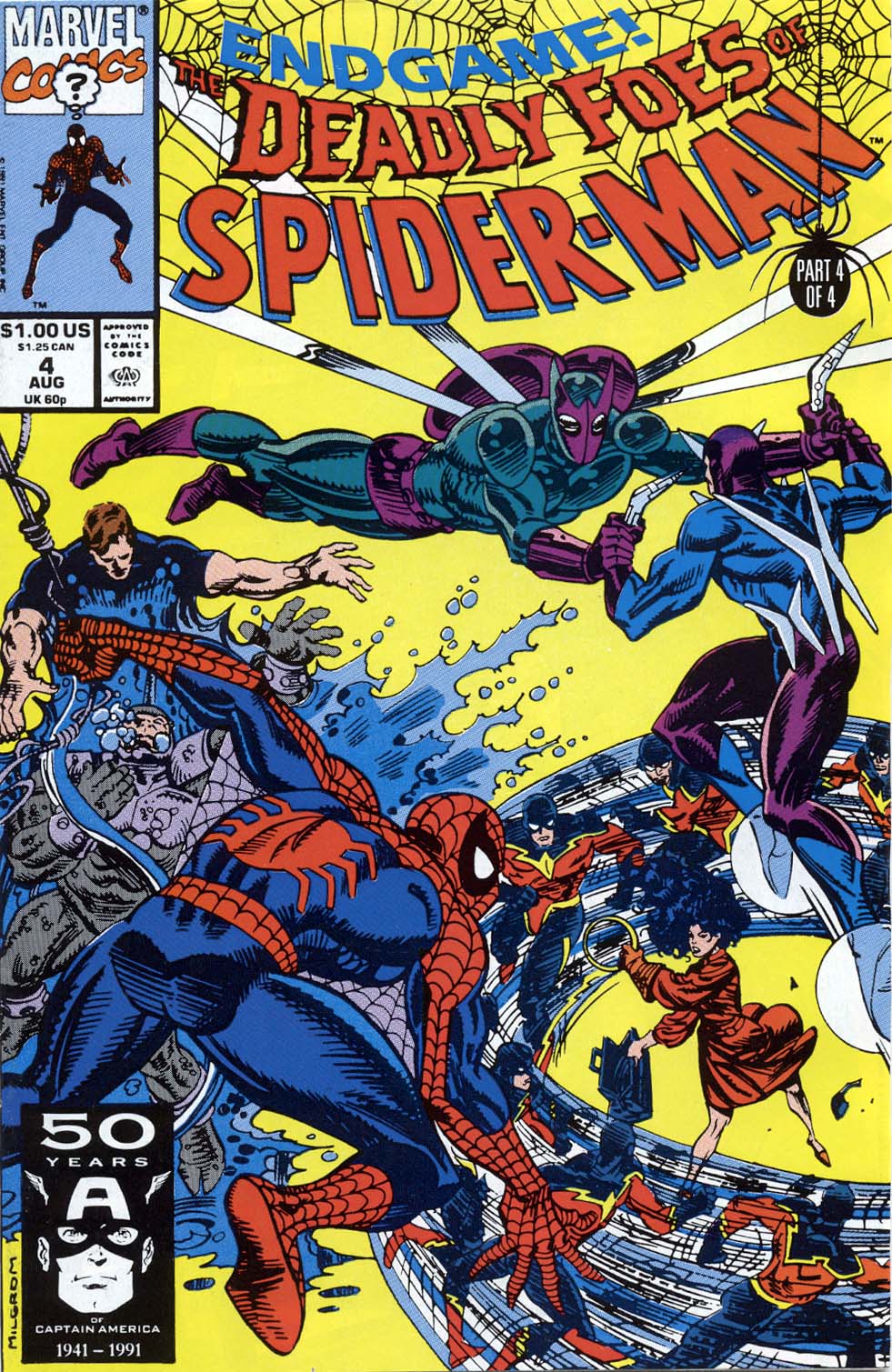 Read online Deadly Foes of Spider-Man comic -  Issue #4 - 1