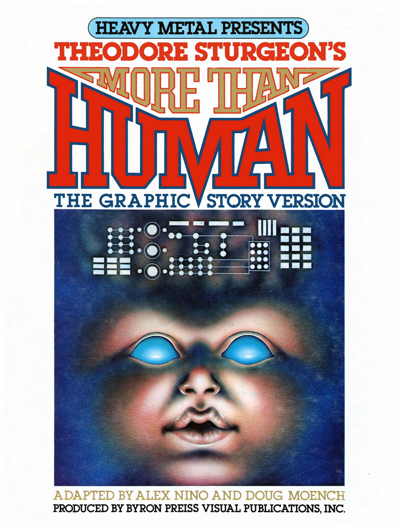 Read online Heavy Metal Presents Theodore Sturgeon's More Than Human comic -  Issue # TPB - 1