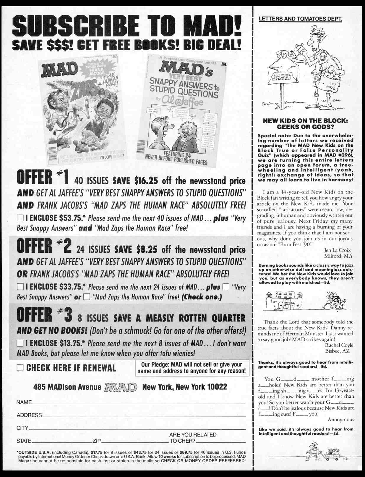 Read online MAD comic -  Issue #298 - 4
