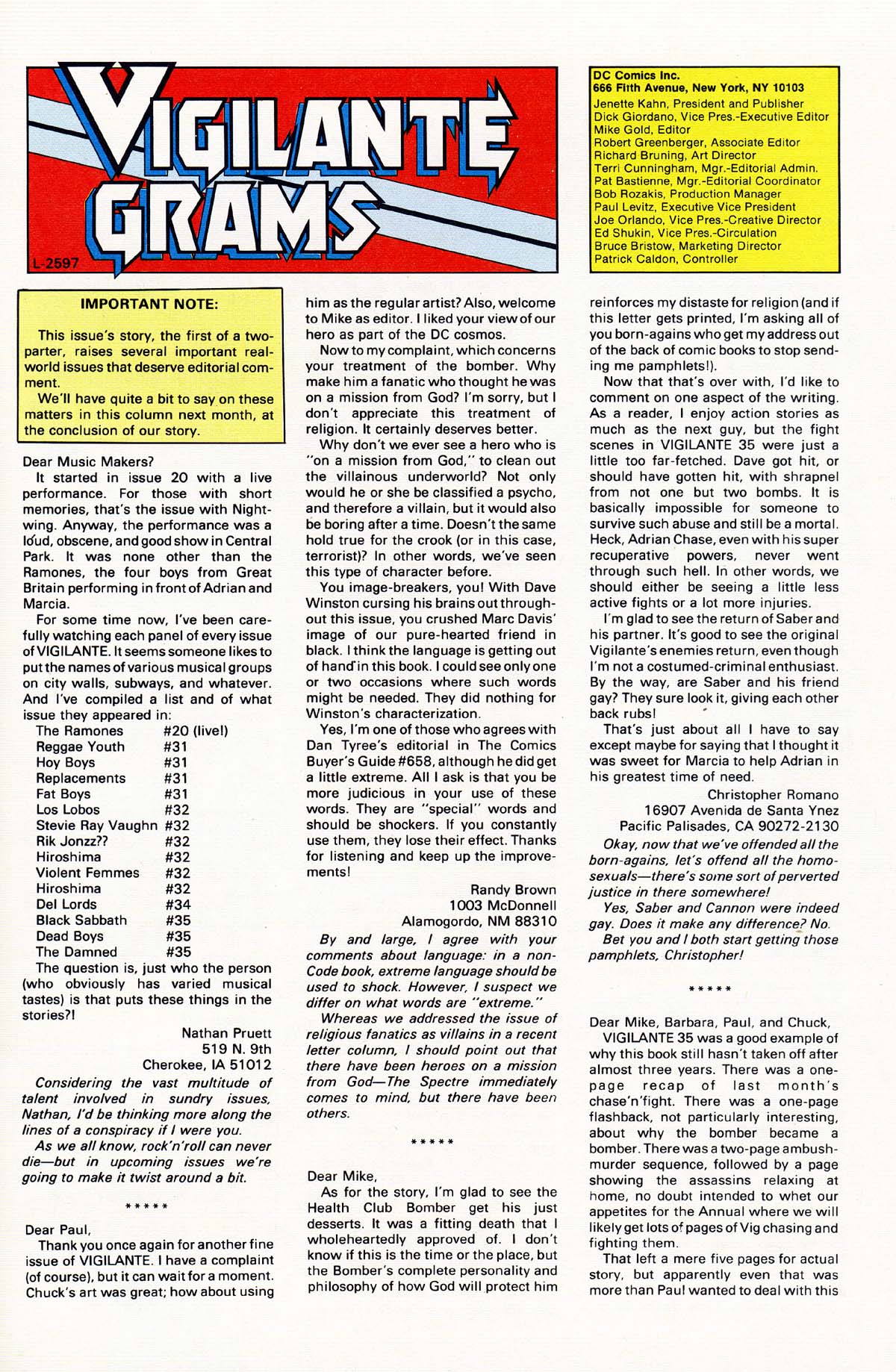 Read online Vigilante (1983) comic -  Issue #39 - 31