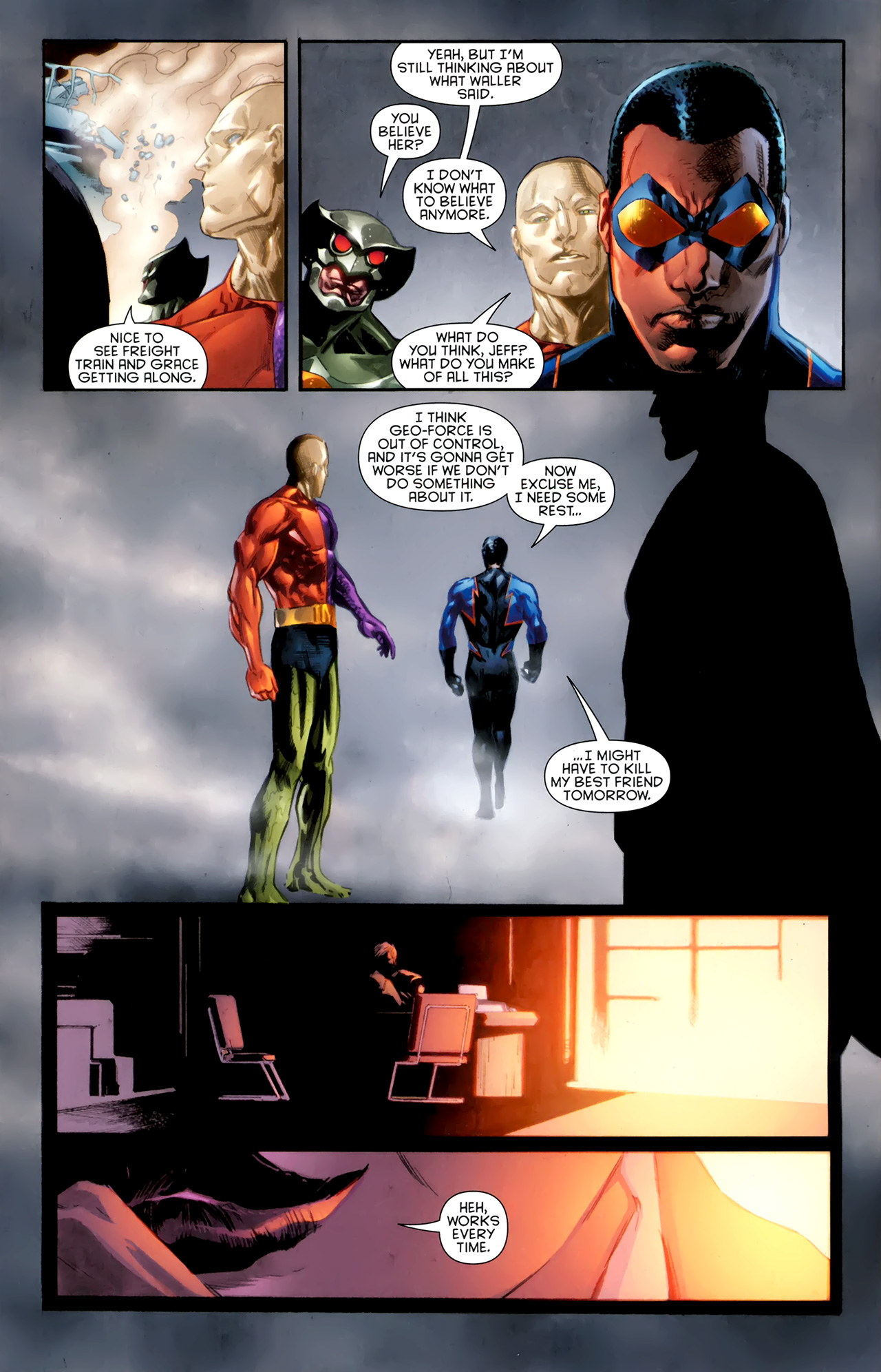 Read online The Outsiders (2009) comic -  Issue #37 - 11