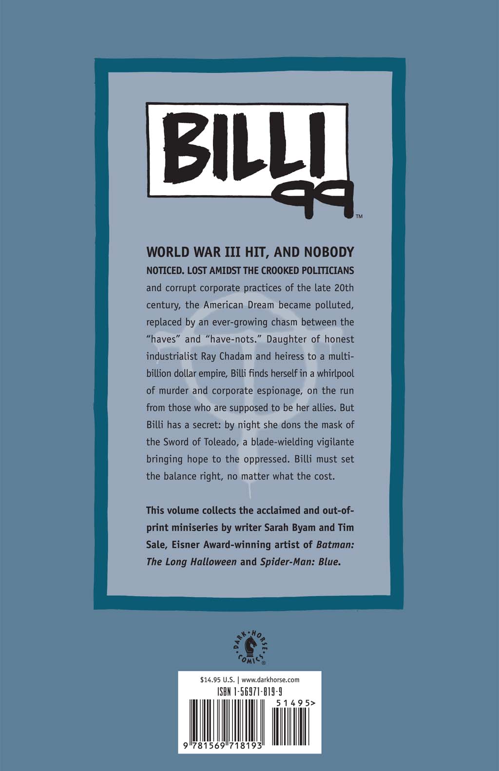 Read online Billi 99 comic -  Issue # TPB - 202