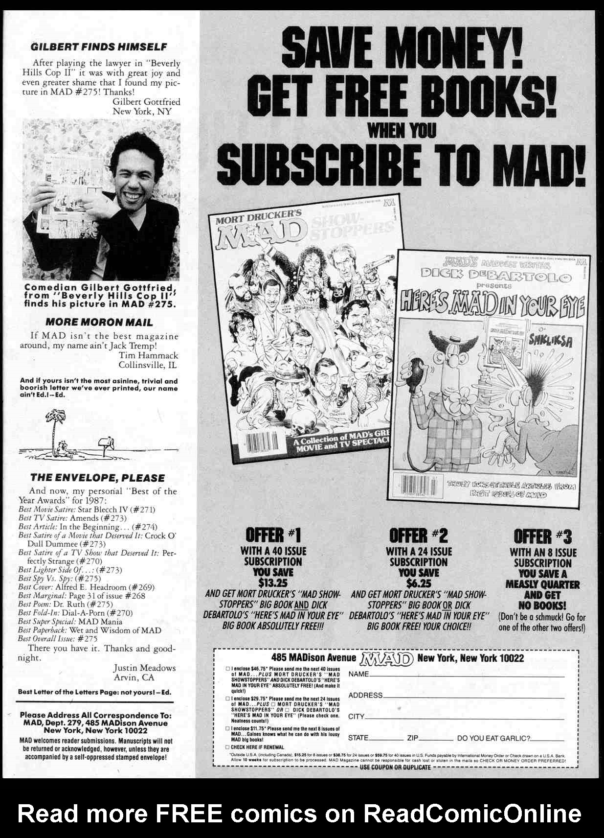 Read online MAD comic -  Issue #279 - 5