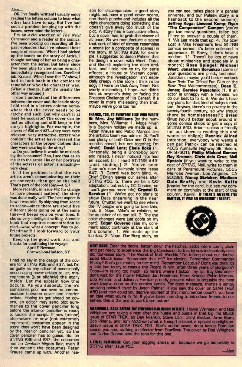 Read online Star Trek: The Next Generation (1989) comic -  Issue #49 - 27