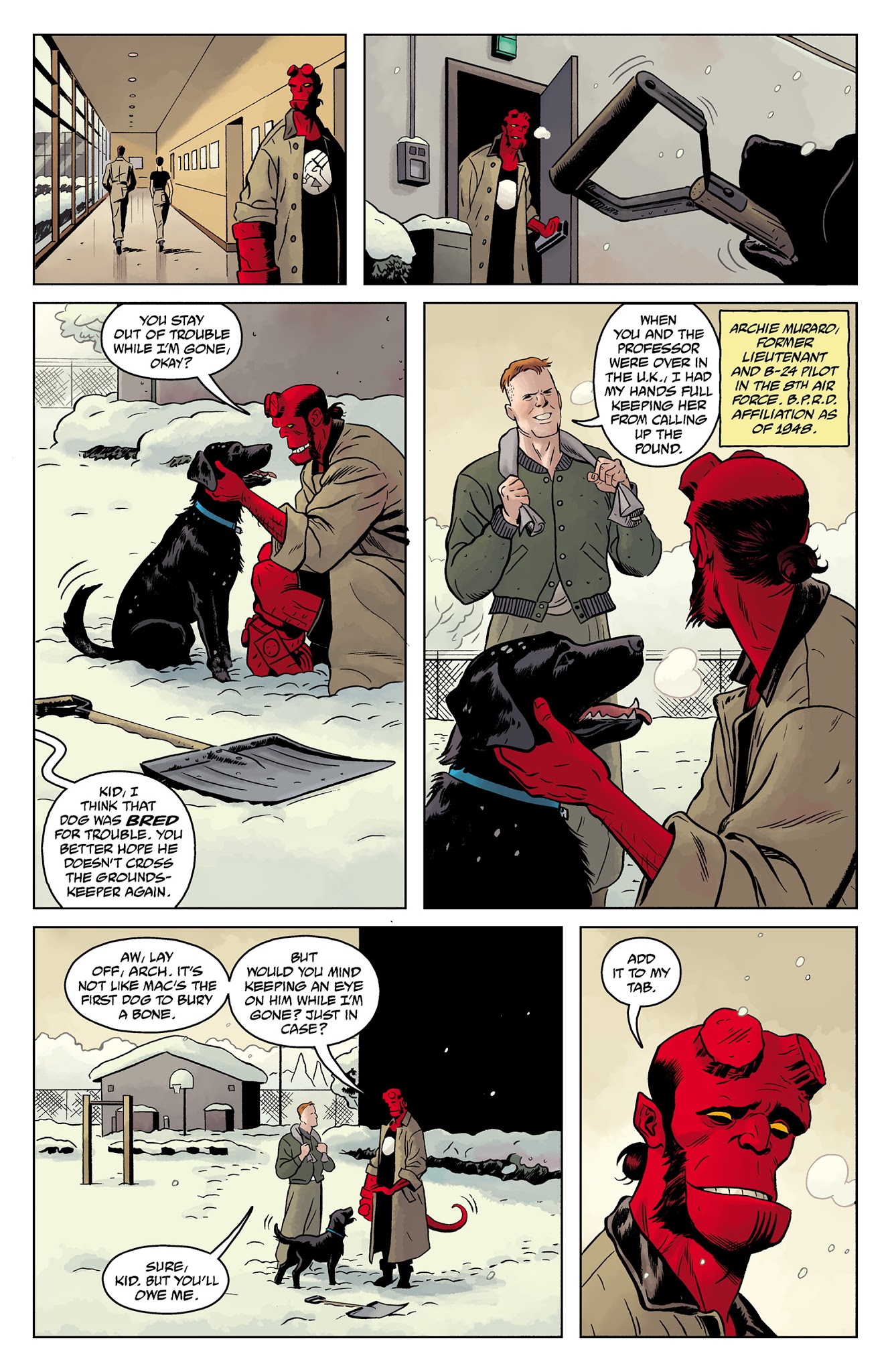 Read online Hellboy and the B.P.R.D.: 1953 - Beyond the Fences comic -  Issue #1 - 6