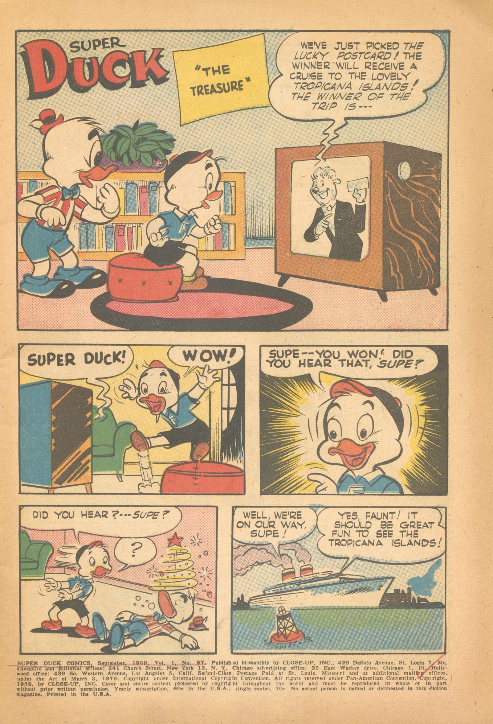 Read online Super Duck Comics comic -  Issue #87 - 3