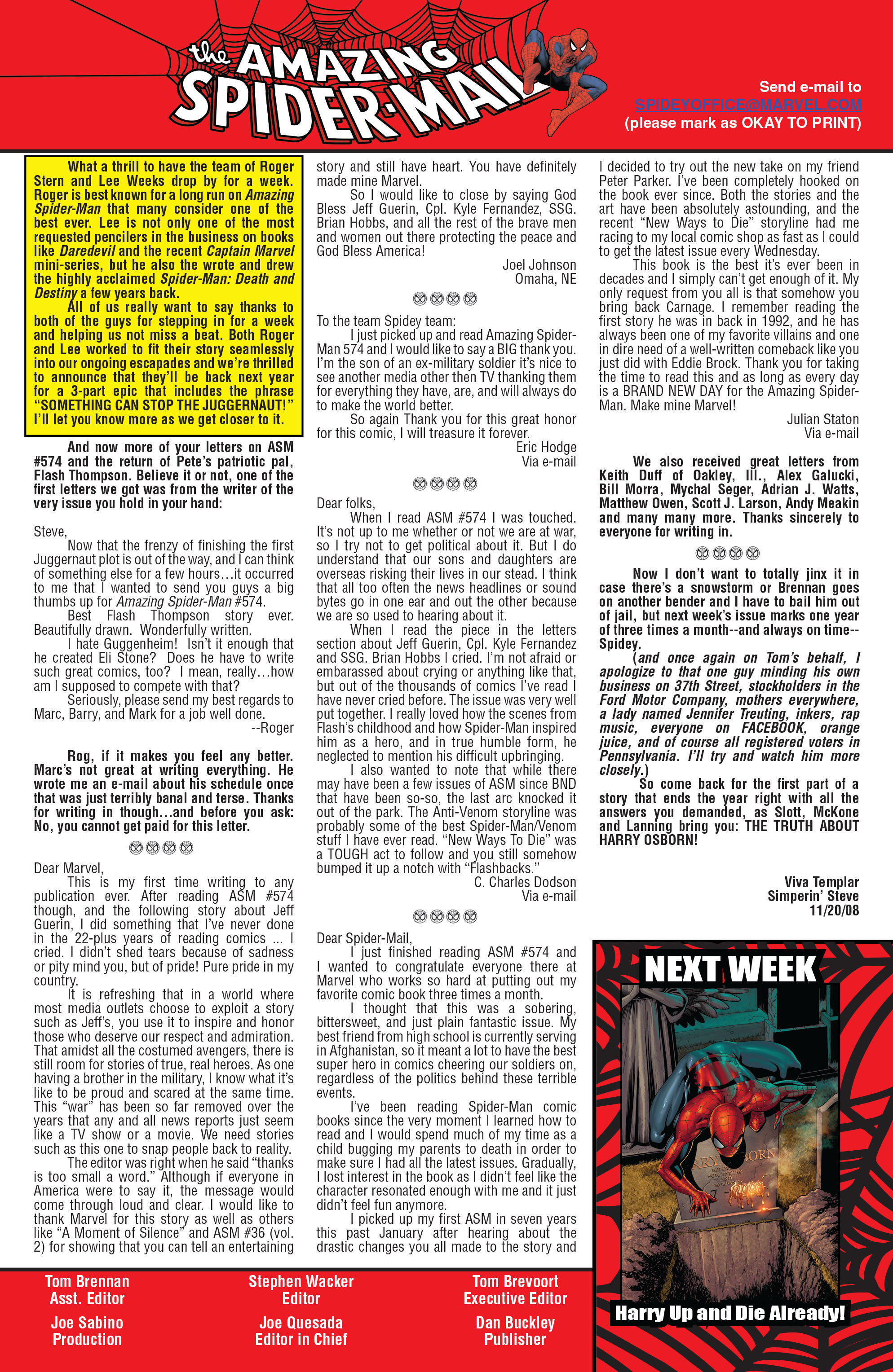 Read online The Amazing Spider-Man (1963) comic -  Issue #580 - 25