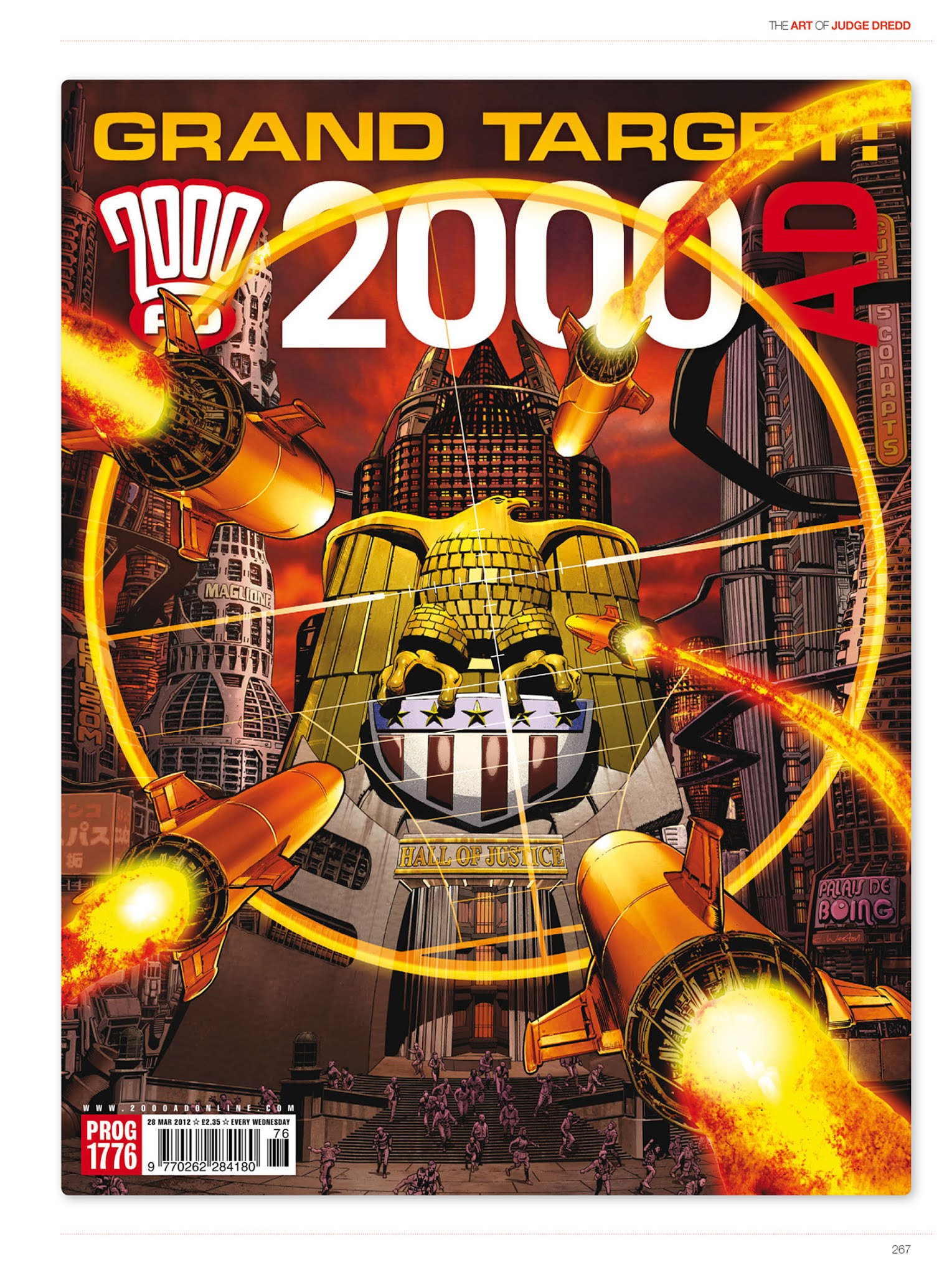 Read online The Art of Judge Dredd: Featuring 35 Years of Zarjaz Covers comic -  Issue # TPB (Part 3) - 84