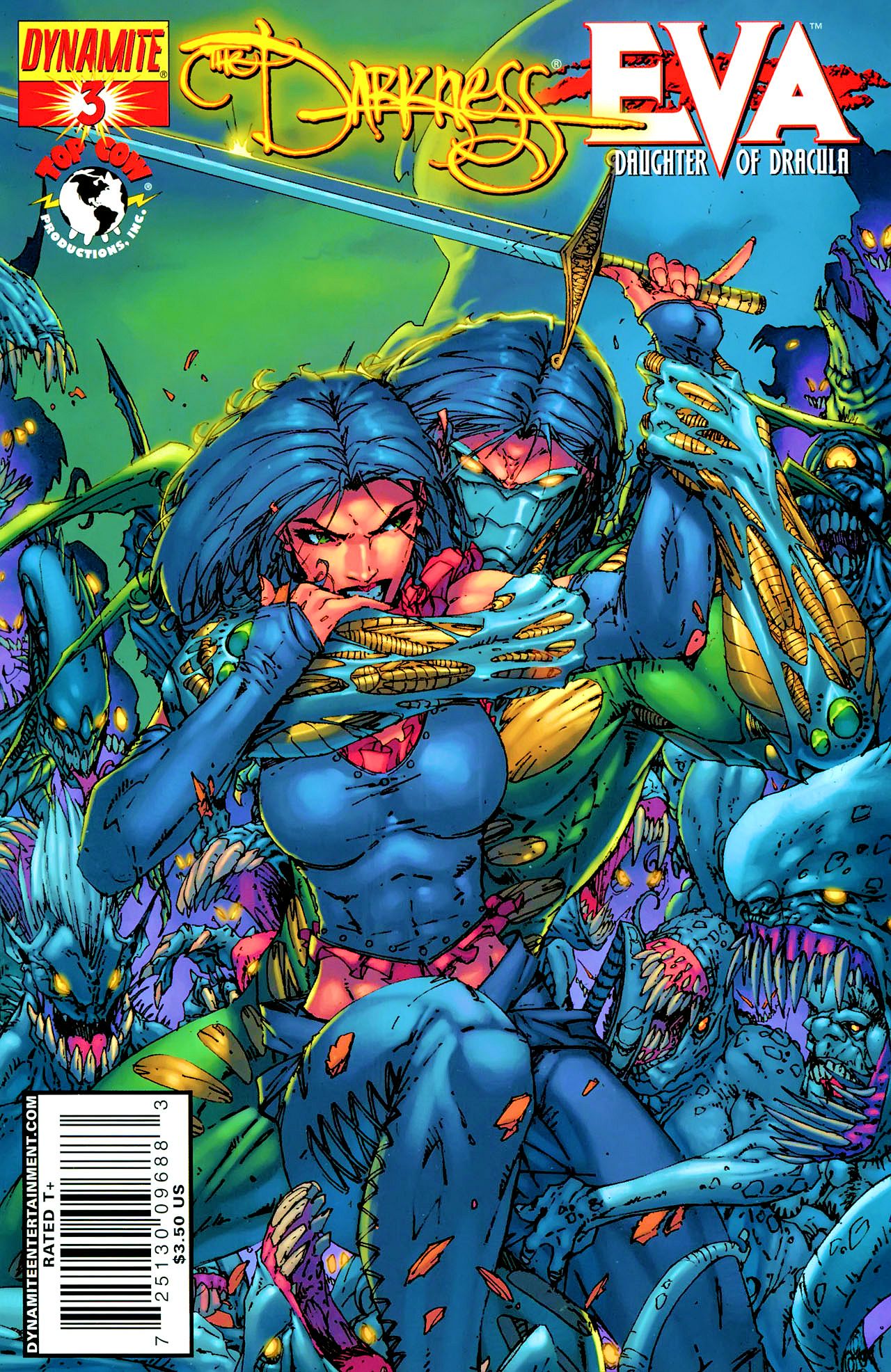 Read online The Darkness vs. Eva: Daughter of Dracula comic -  Issue #3 - 1