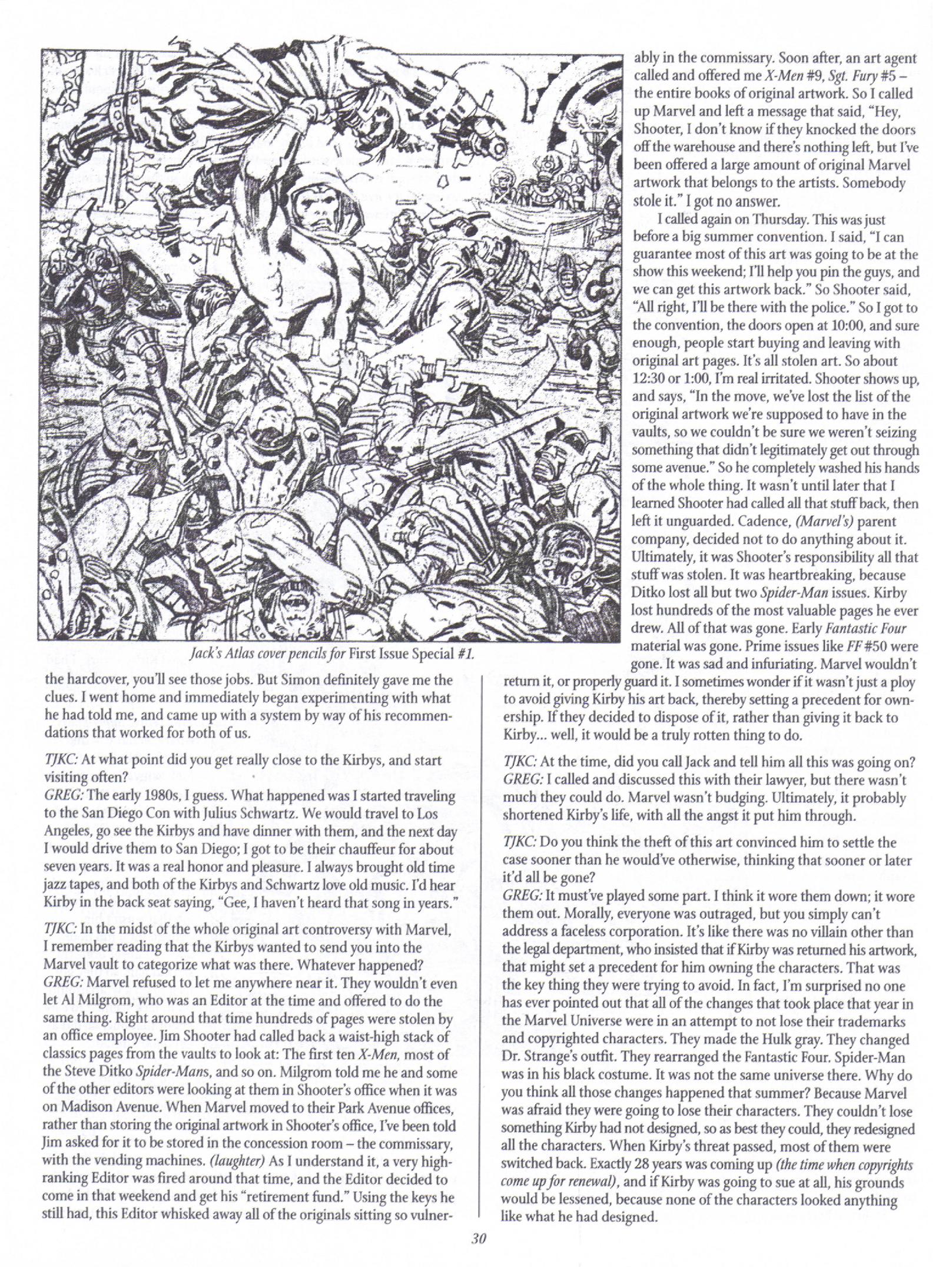 Read online The Jack Kirby Collector comic -  Issue #17 - 30